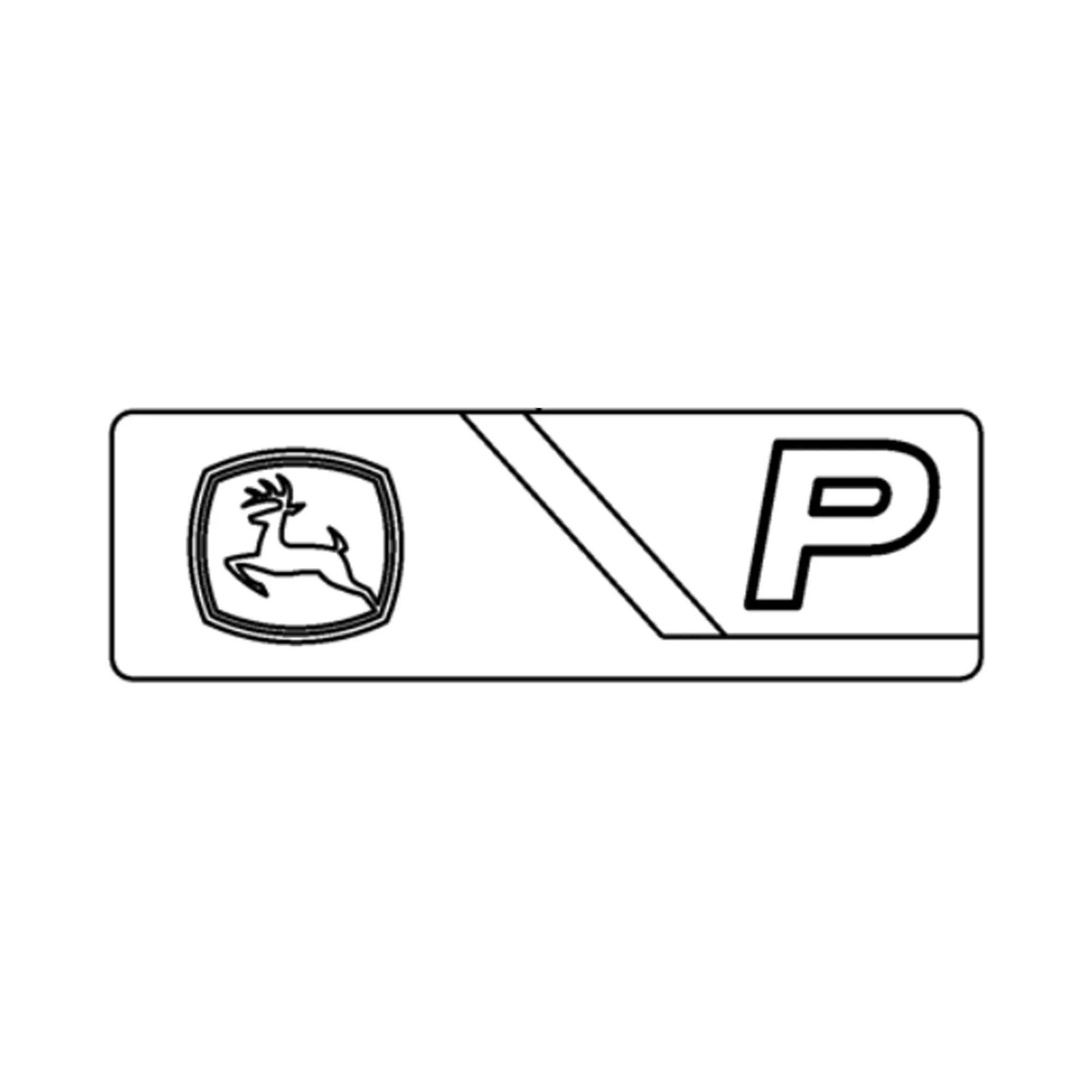 John Deere Name Badge - T472554