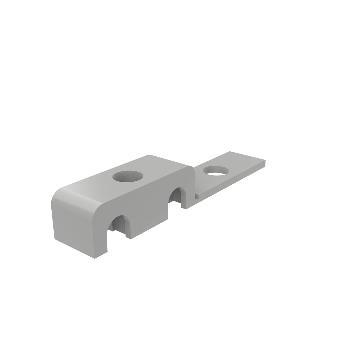 CLAMP, LIGHTWEIGHT 1/4 X 1/4 OD T