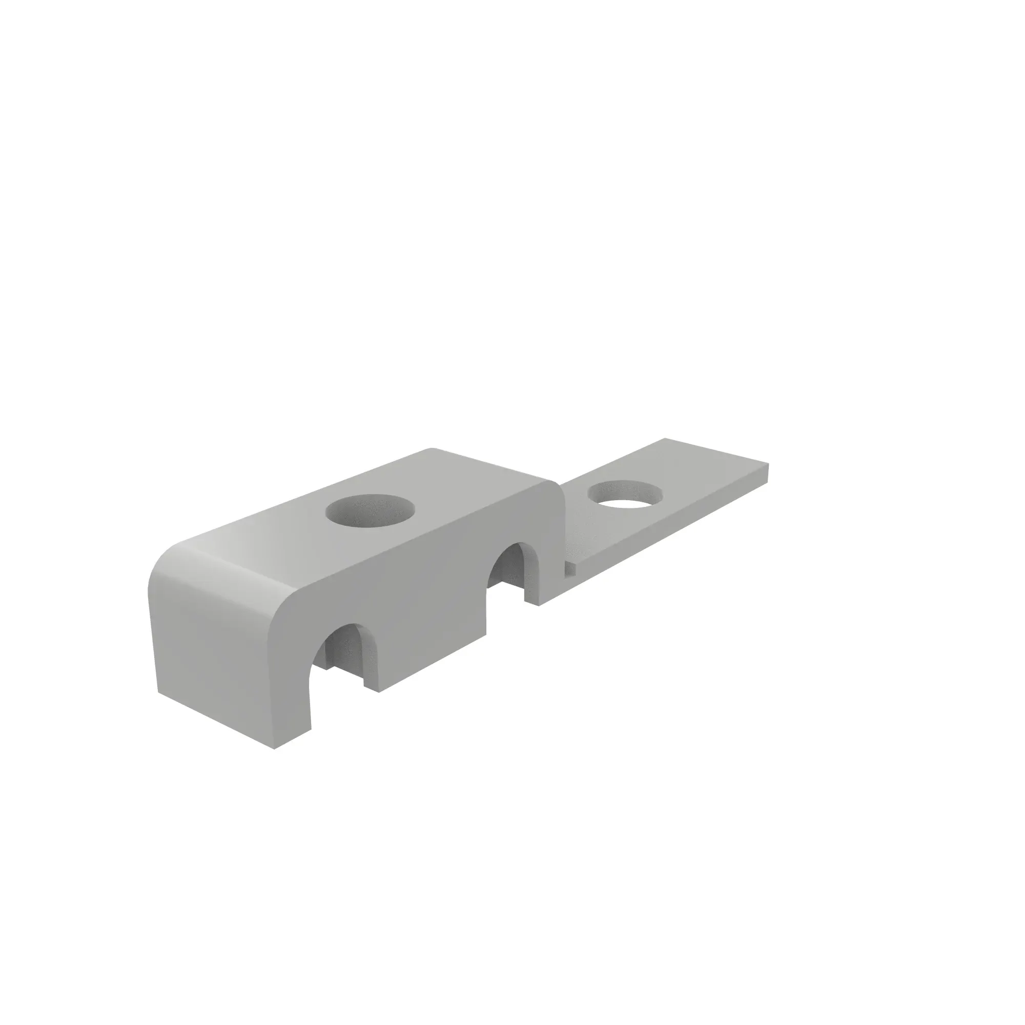 CLAMP, LIGHTWEIGHT 1/4 X 1/4 OD T