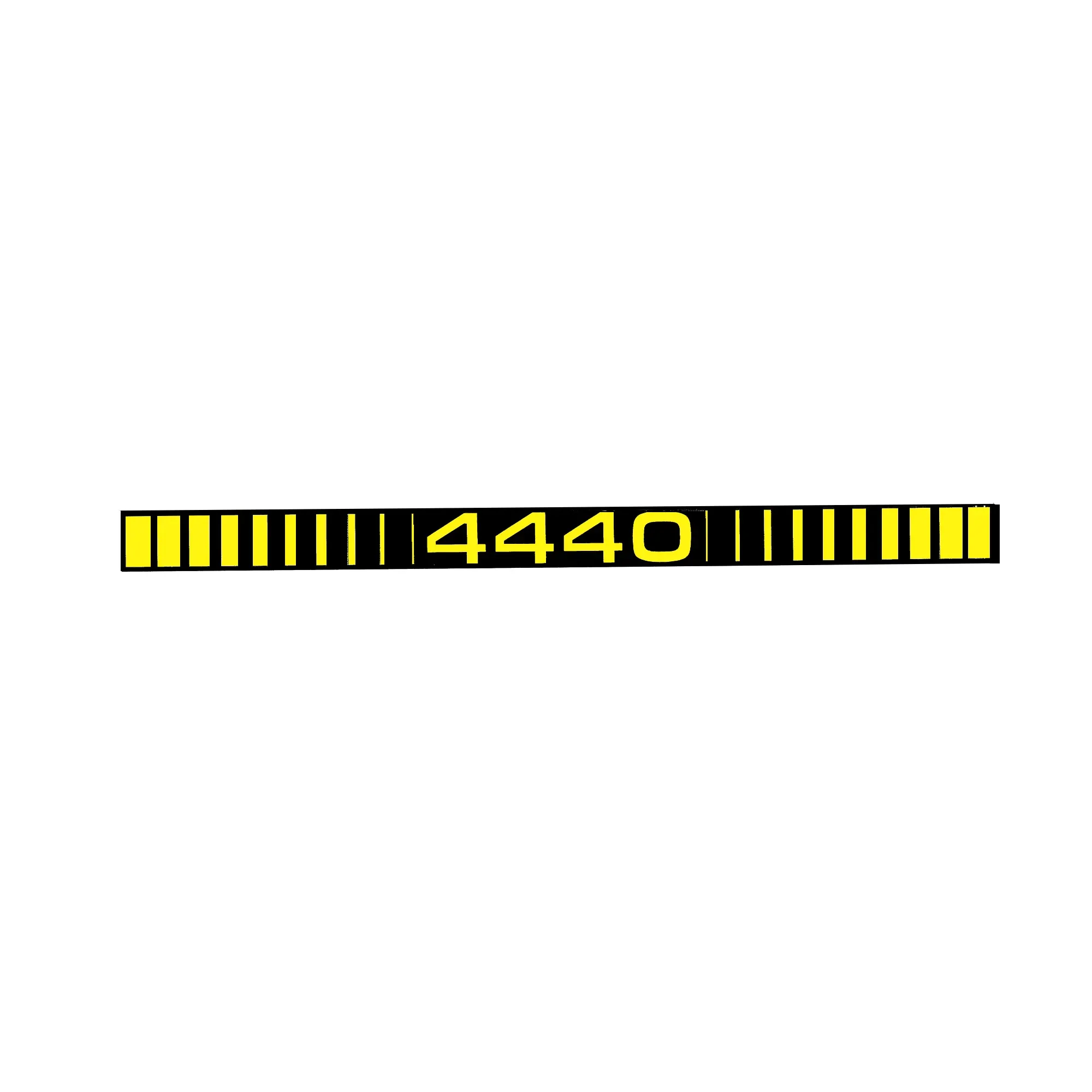 John Deere 4440 Model Label - R65855