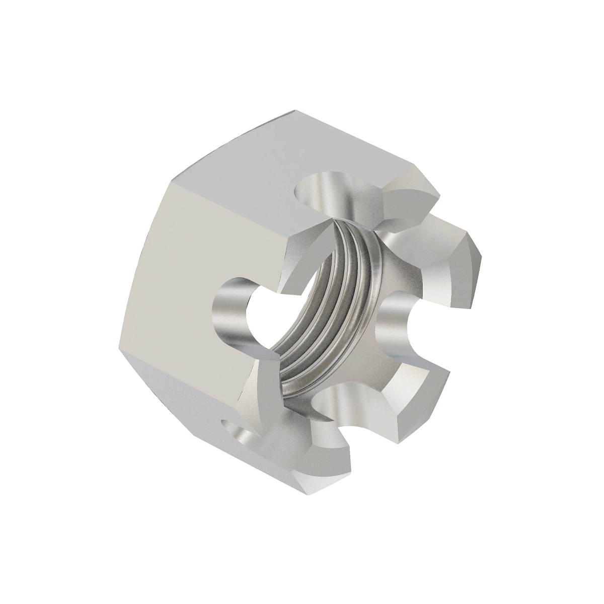 John Deere Hexagonal Slotted Nut, M12 - M805099