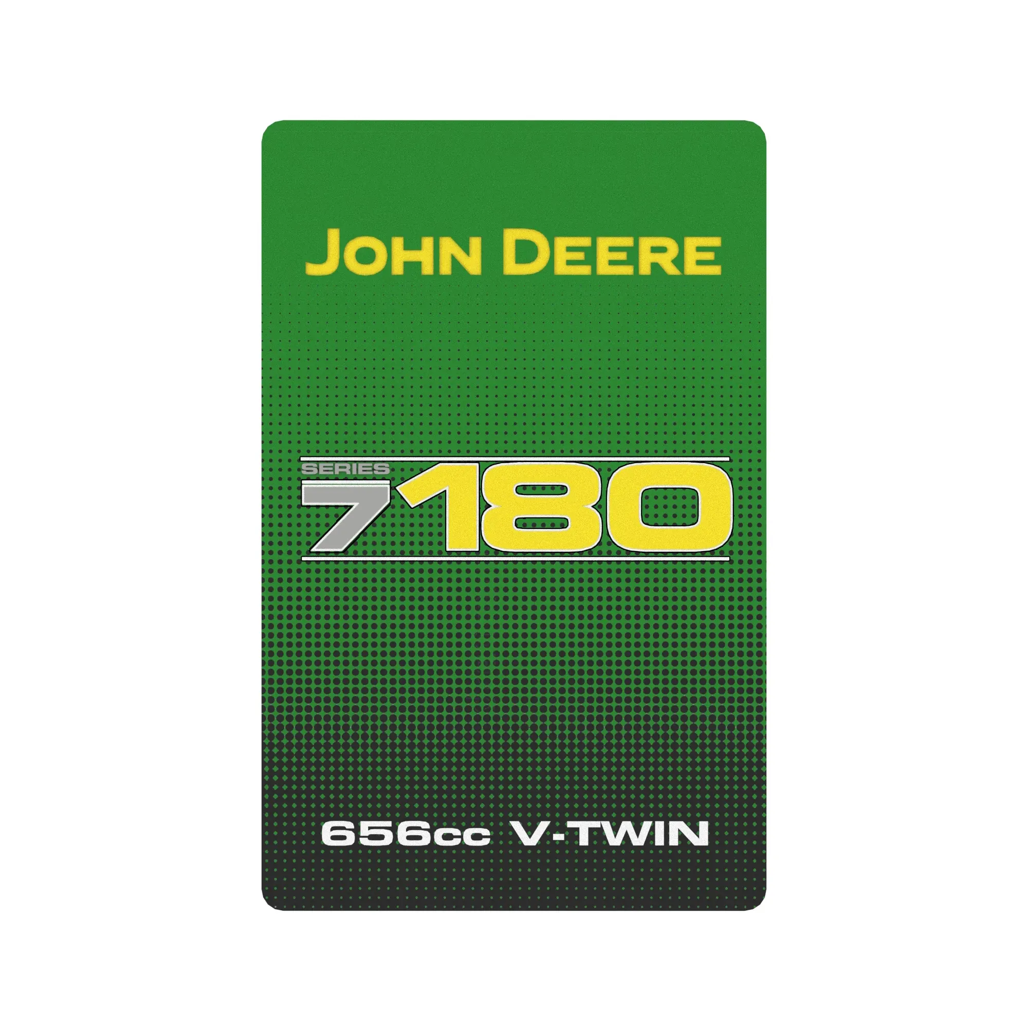 John Deere 7180 Deere Gas Engine Label - GX25789