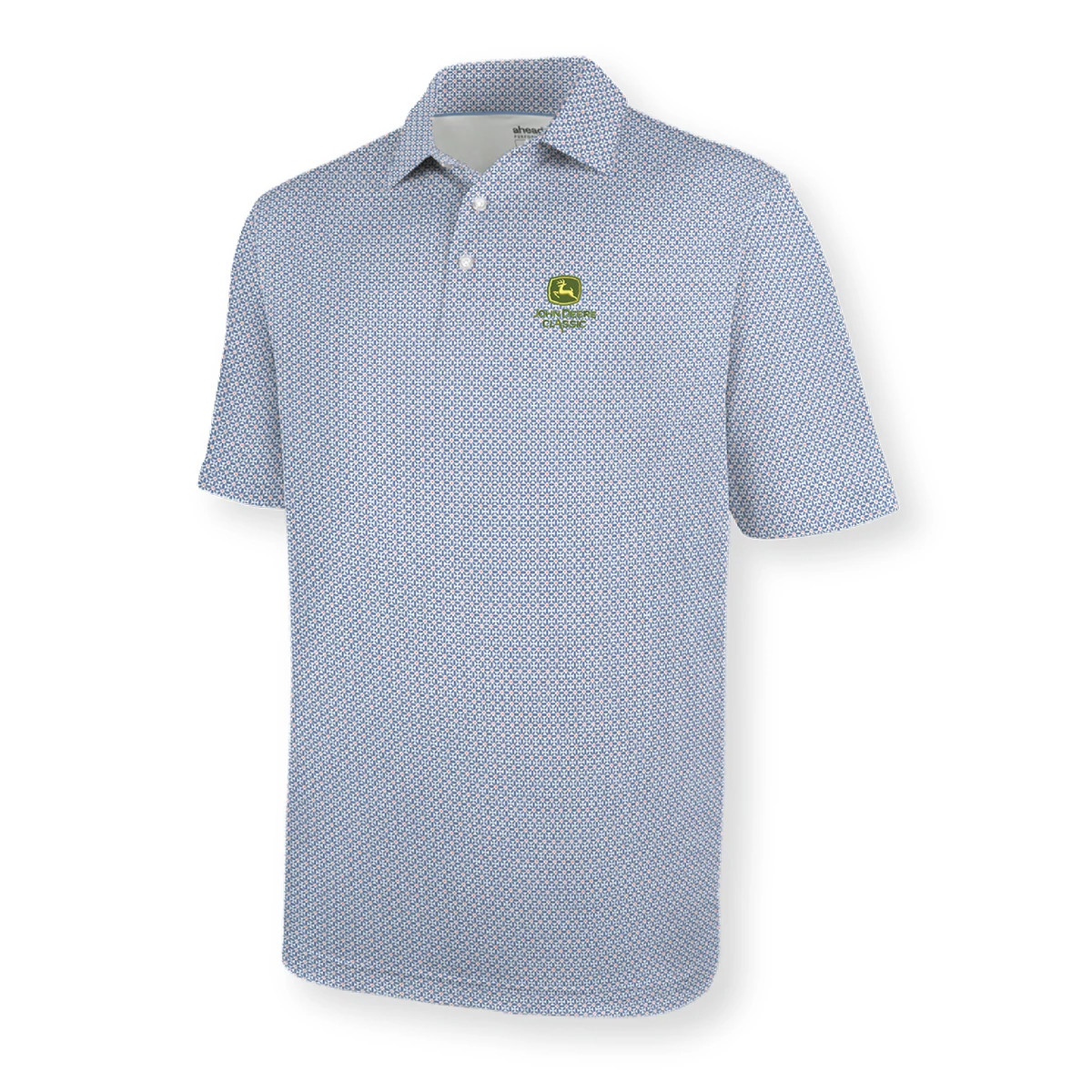 John Deere Classic Men's Patterned Polo