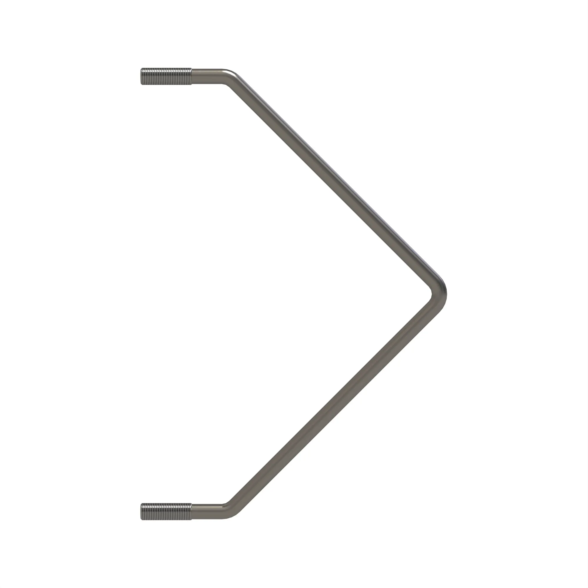 BOLT, M10 V-BOLT, 9-1/2" SPAN, ZN