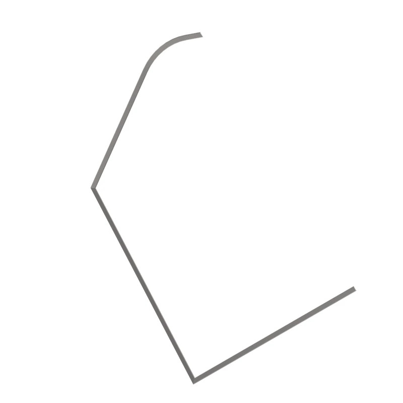 John Deere Cab Lower Door Weatherstrip - Z72874