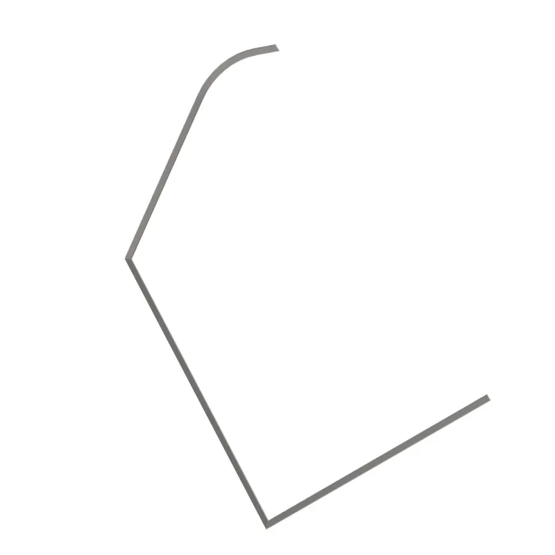 John Deere Cab Lower Door Weatherstrip - Z72874