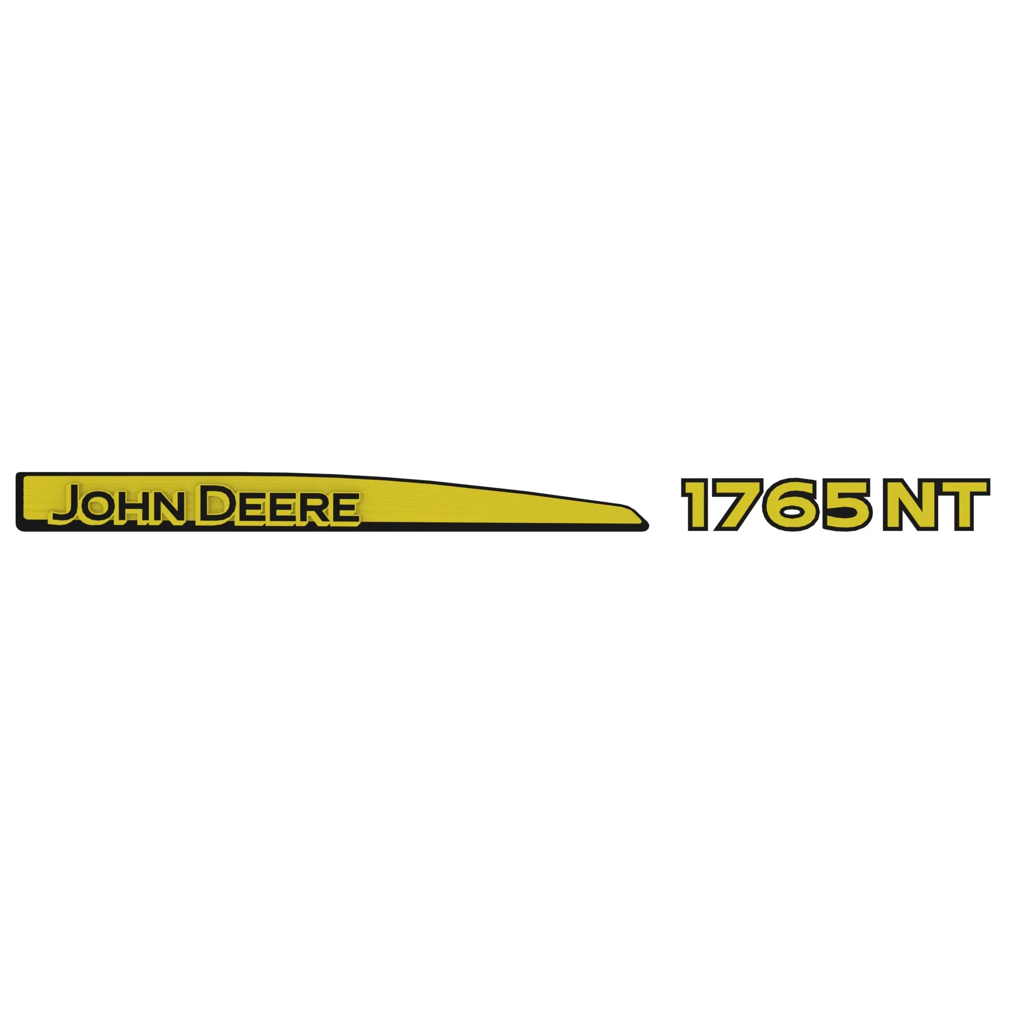 John Deere 1765NT Model Number Sign, Right Side - A99921
