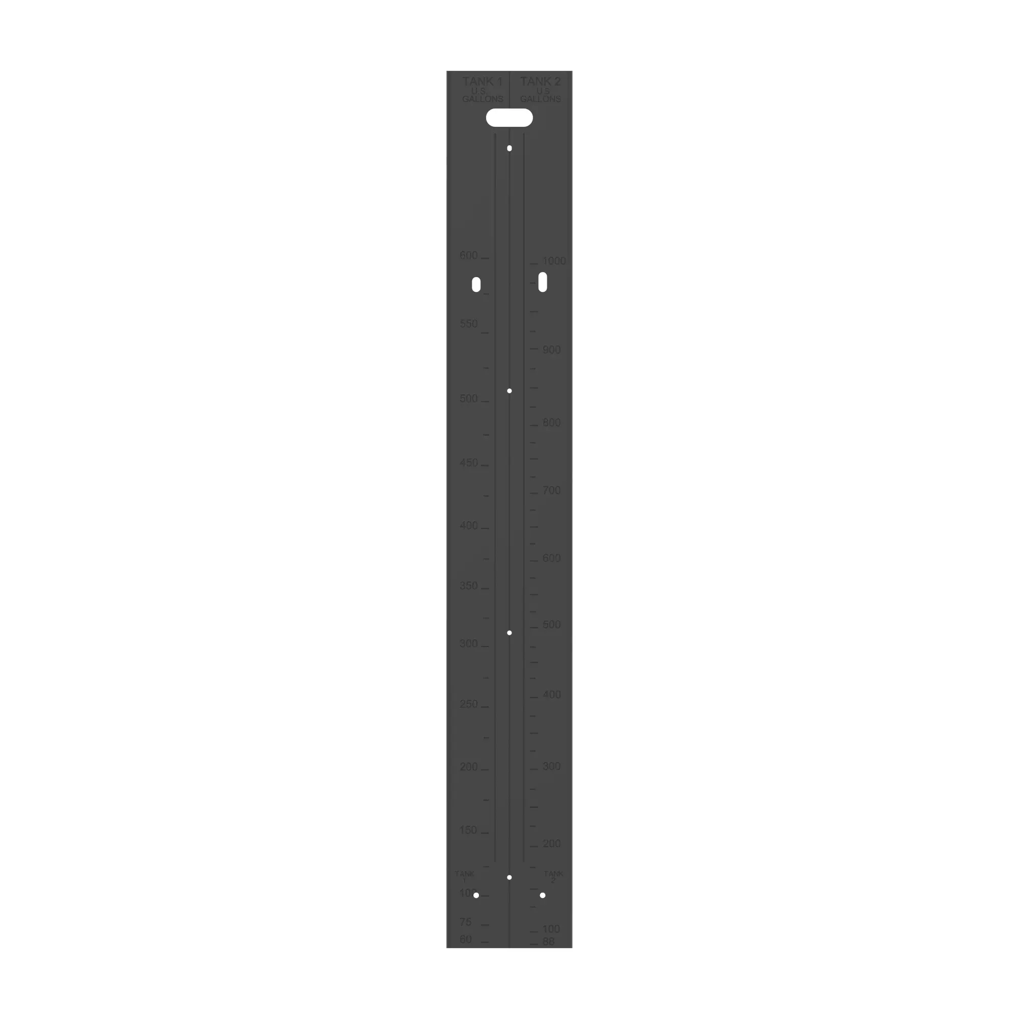 BRACKET, SIGHT GAUGE, DUAL PRODUCT,