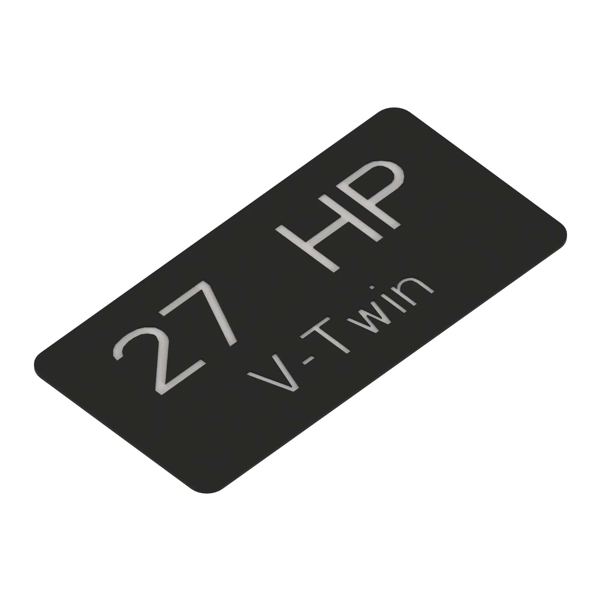 John Deere 27HP Label - TCU24157