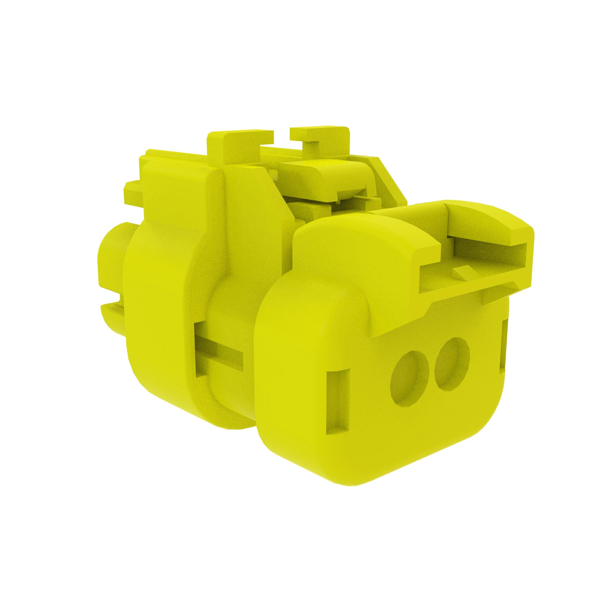 TYCO AMPSEAL16 2W RCPT SLD YLW PLST
