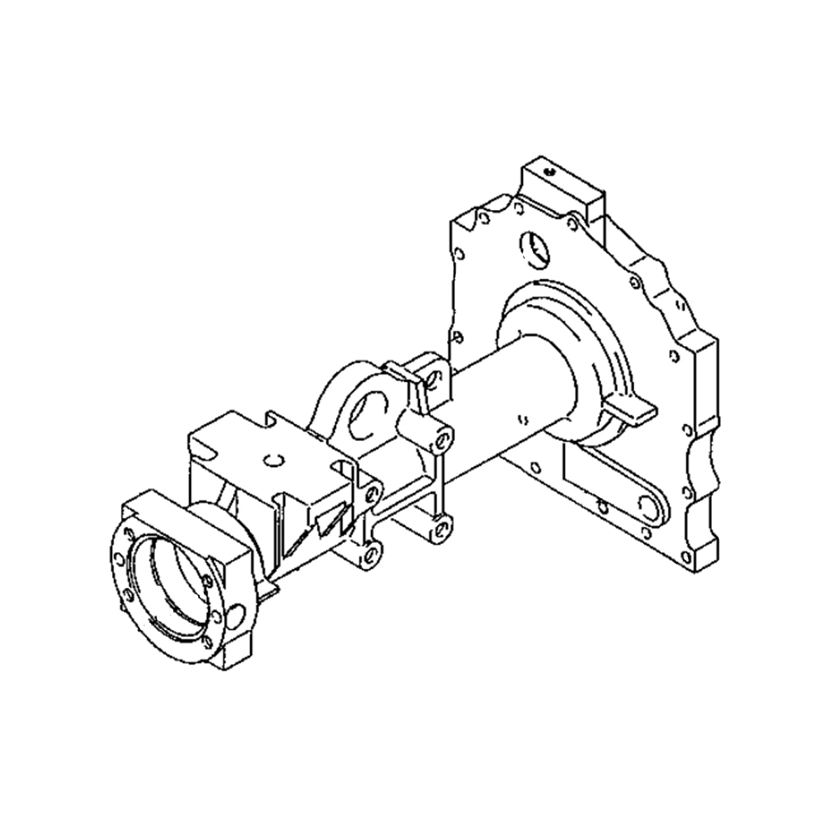 Housing, L Axle
