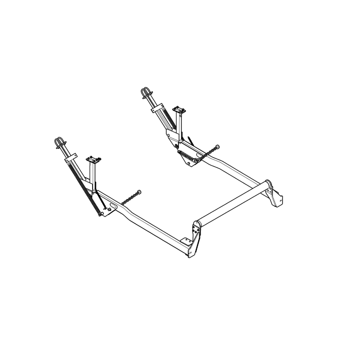 John Deere Bale Push Bar Attachment - BE32555