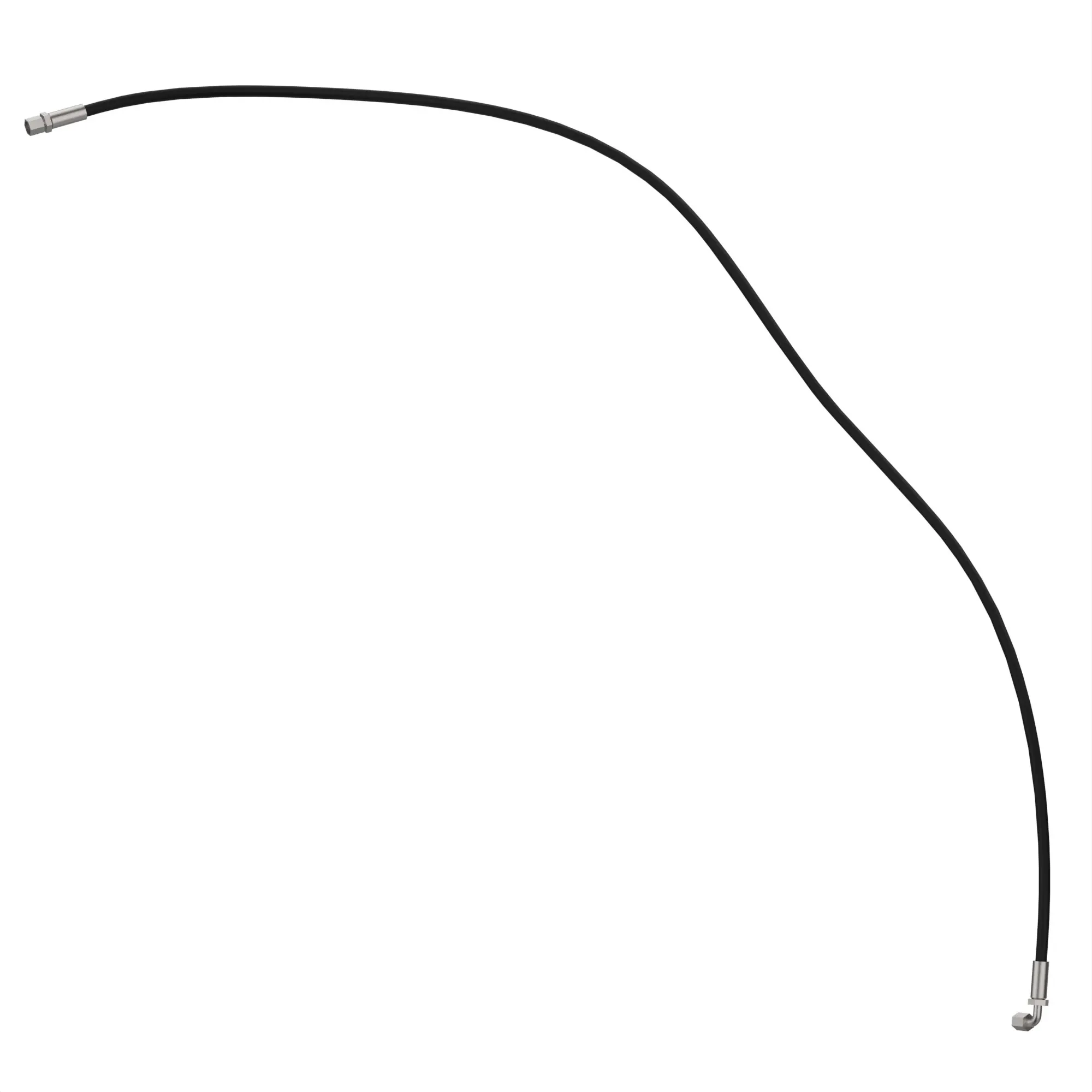 John Deere Tee Fitting to Topper and Side Knives Rotation Valve Hose - AXT15488
