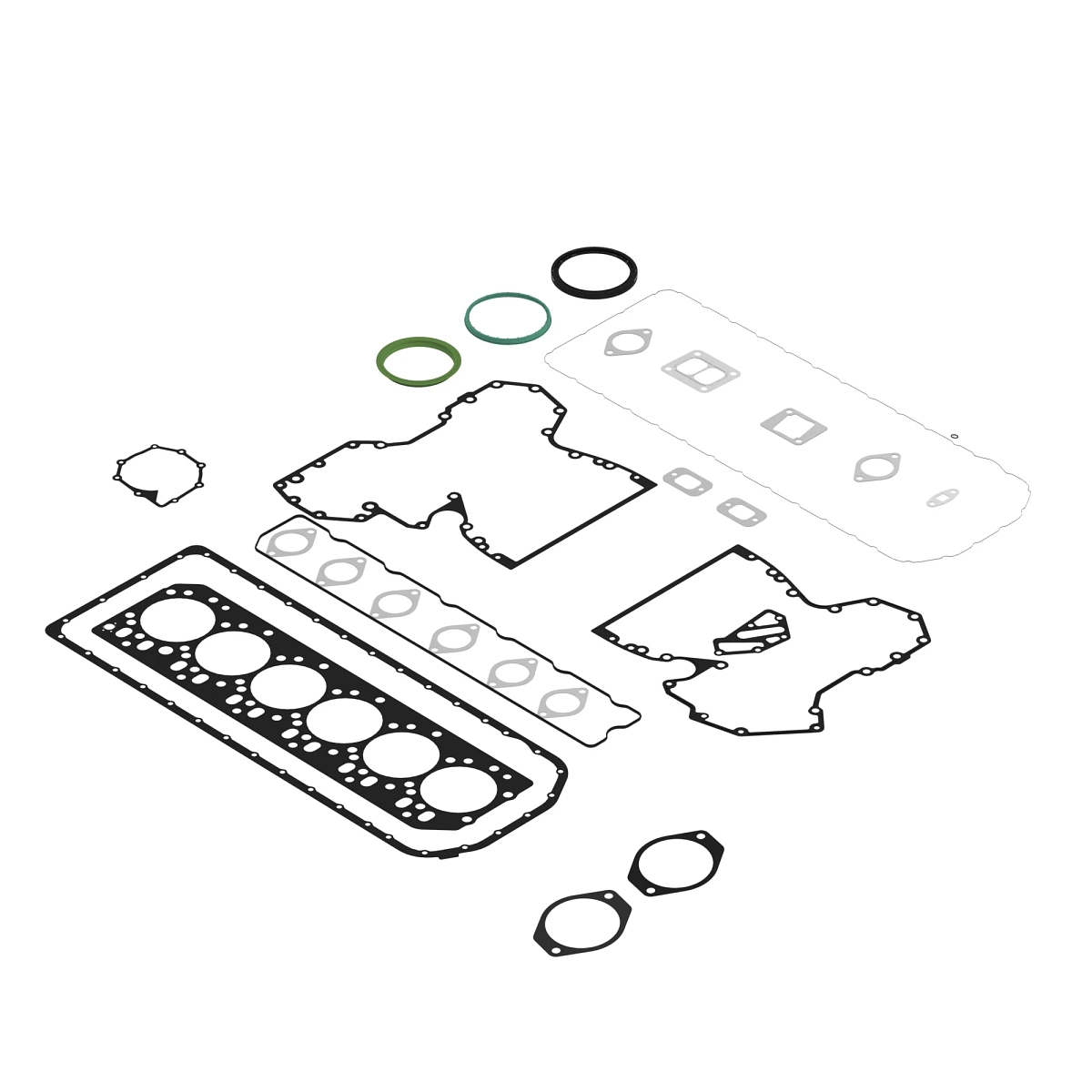 Gasket Kit, Overhaul, 6 Cyl, Pt E