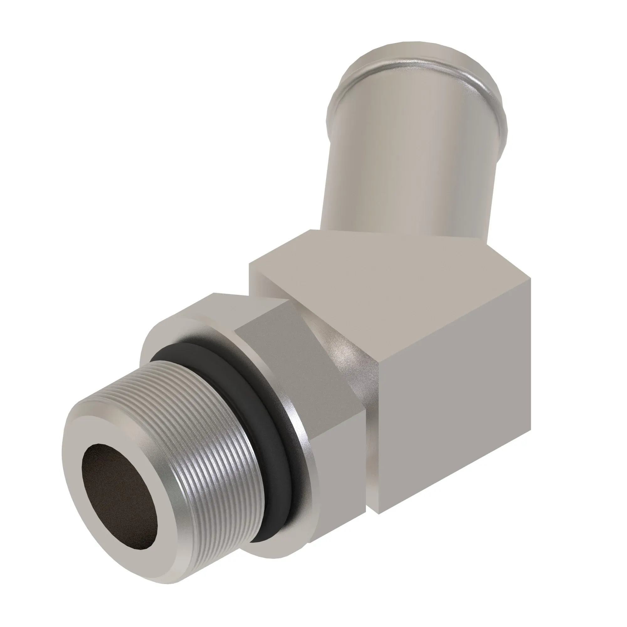 Adapter, 45DEG Oring to Hose