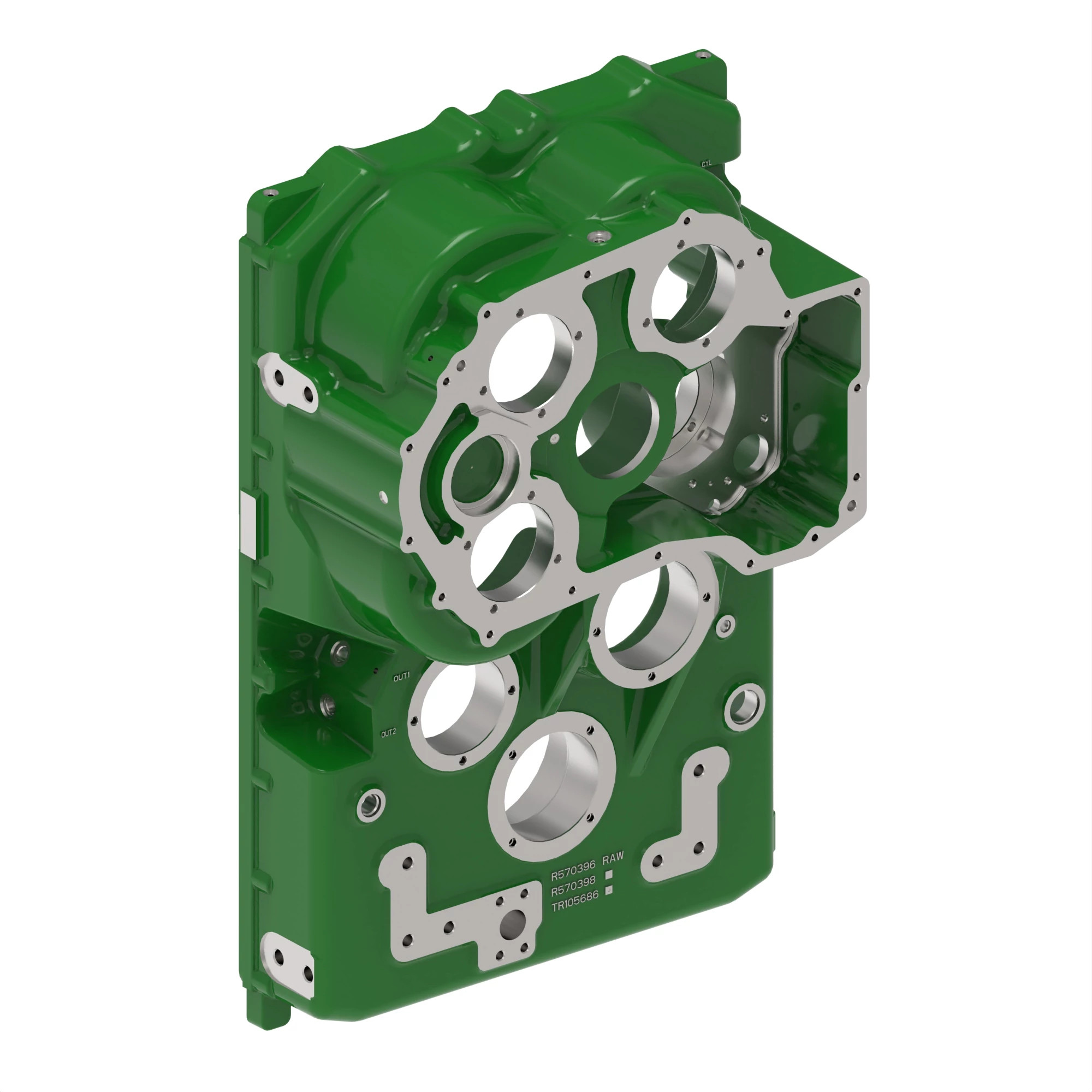 ⚙️ TA10777: Caja de Transmisión Delantera John Deere 🚜✅