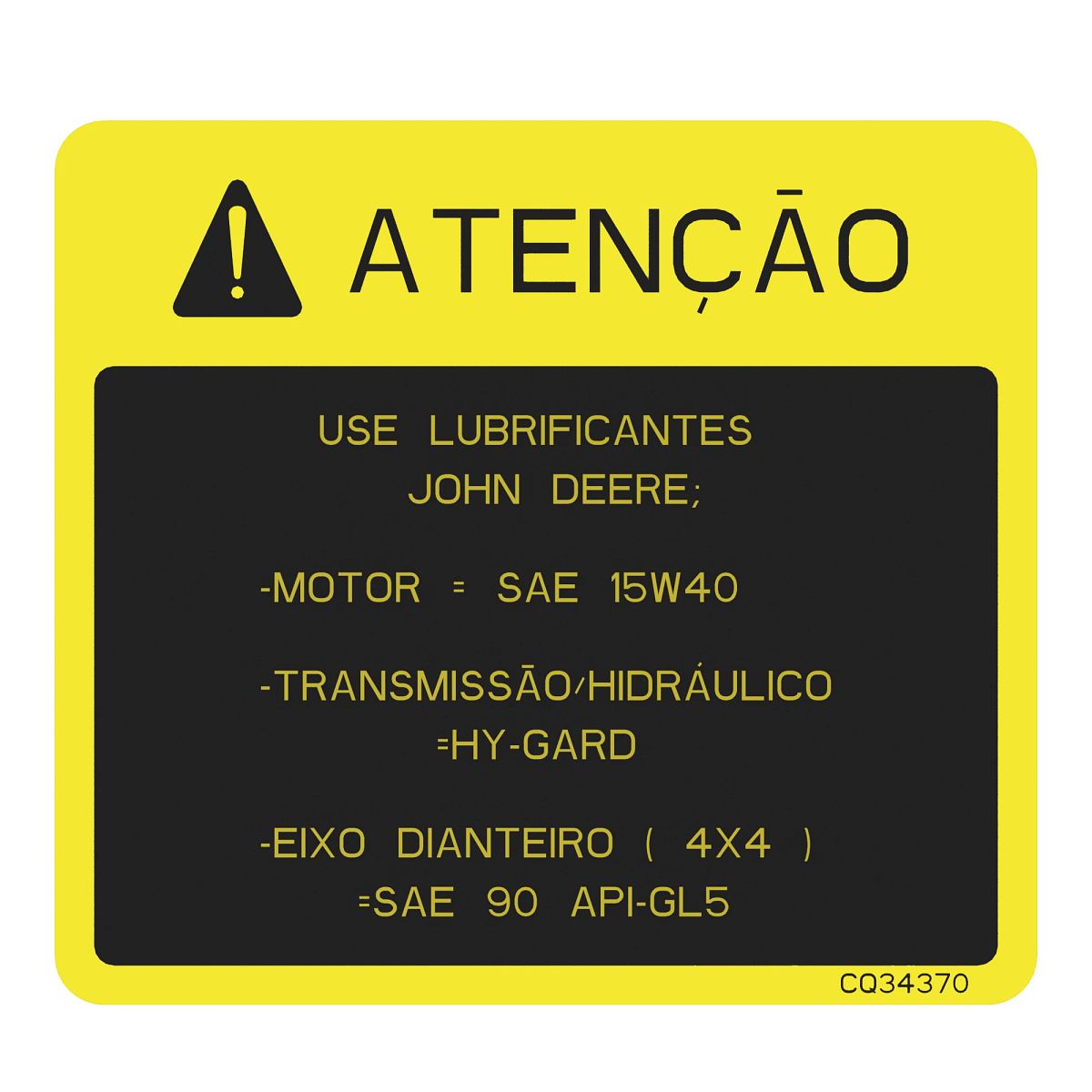 DECALCO DE LUBRIFICACAO