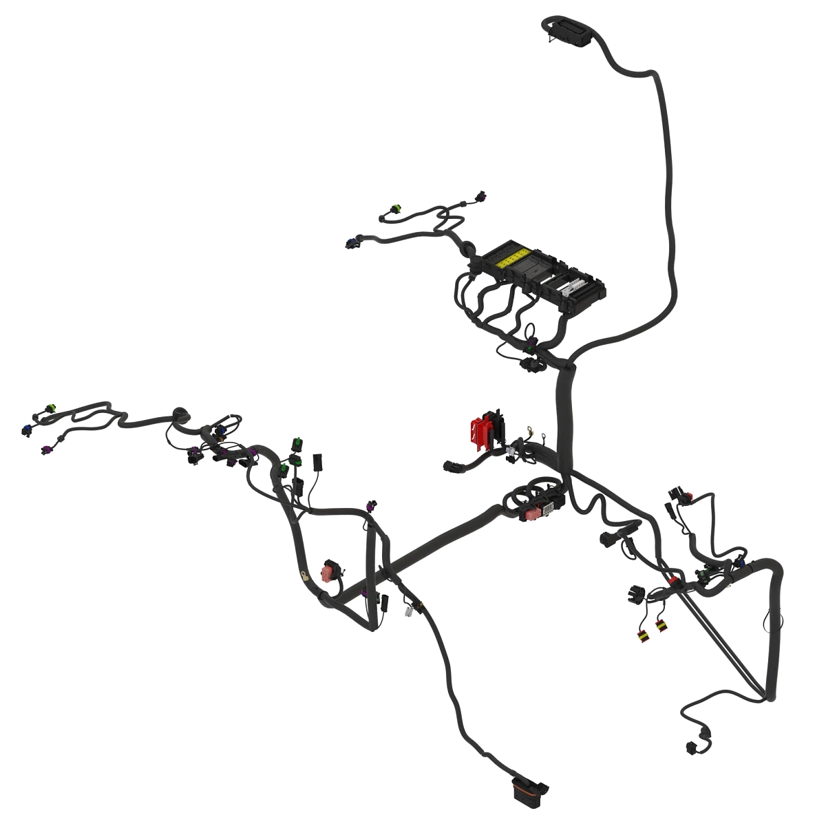 Wiring Harness, Cab, W/O Cqt, 6MC/R
