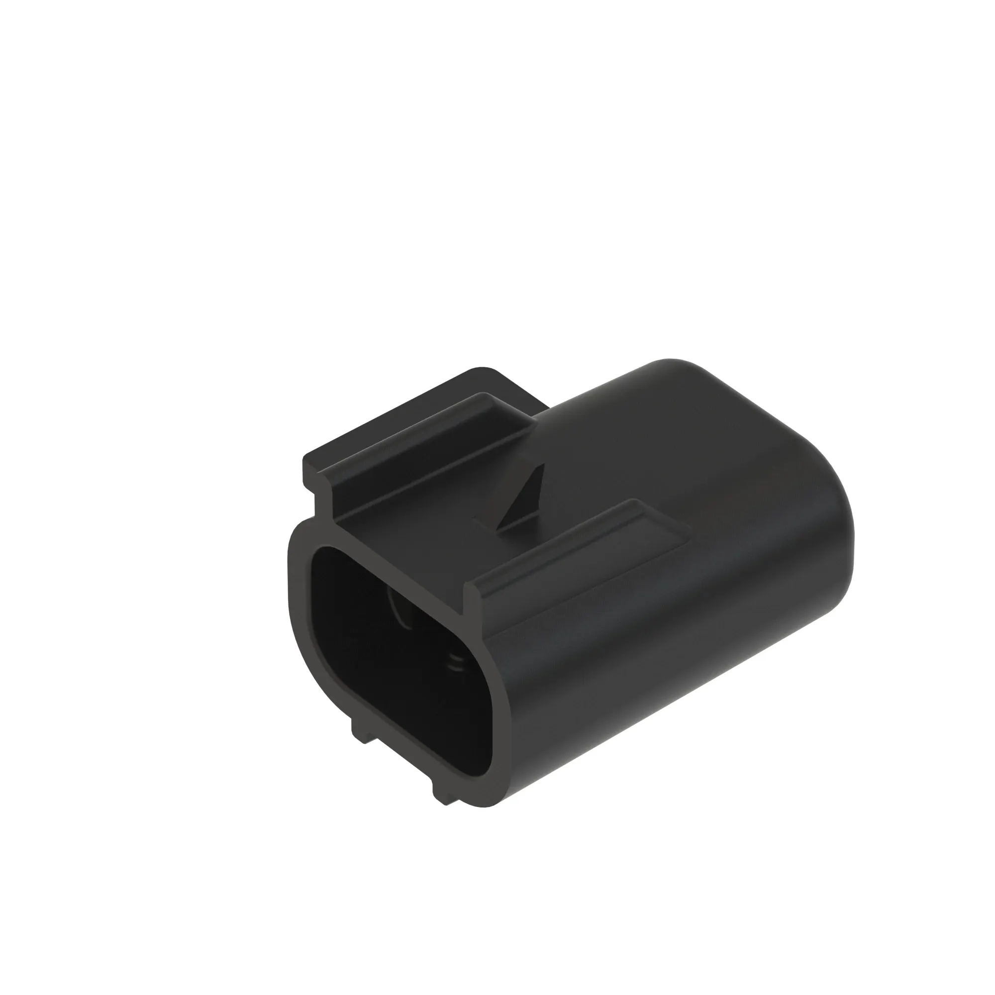 WHITE ES10 FUSE HOLDER CAP BLK PLST