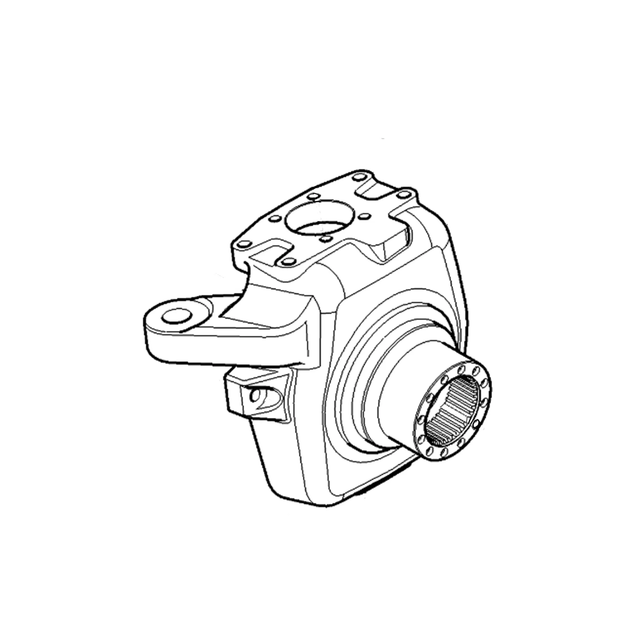 John Deere MFWD Axle Knuckle RH Housing - L171988