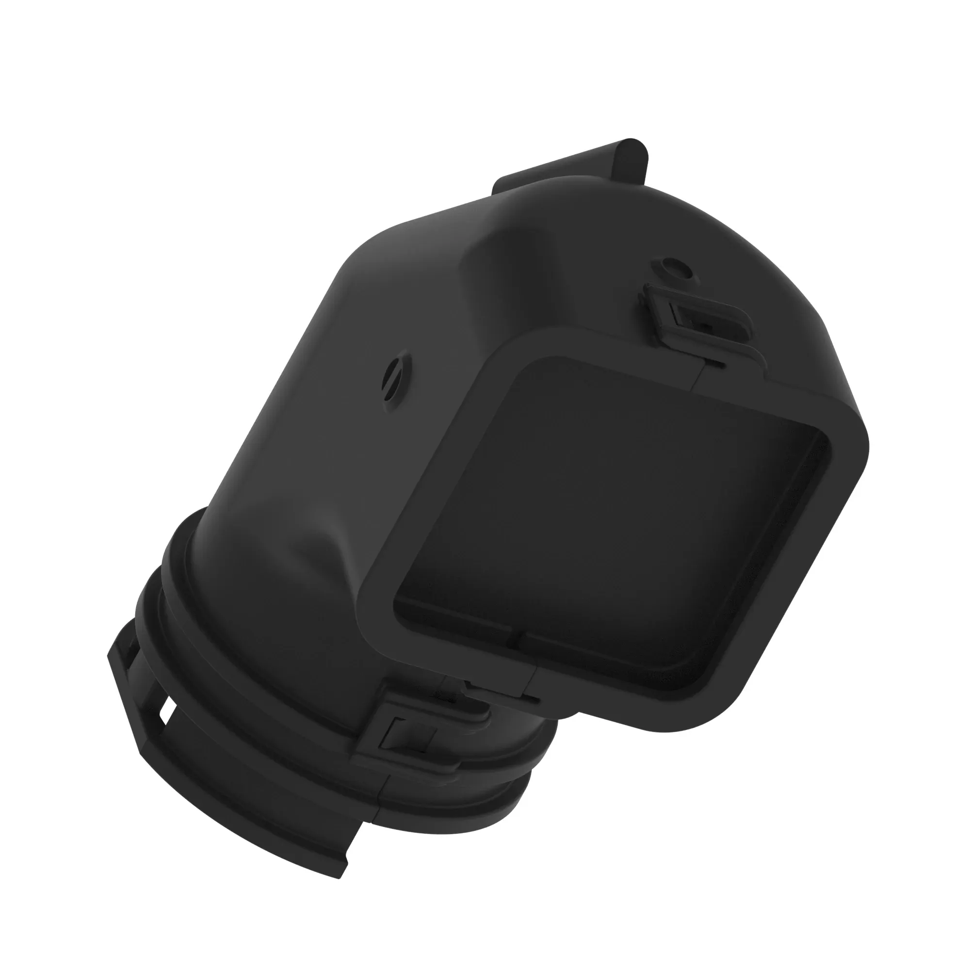 Accy Tyco Ntseal Bckshell Blk Plstc