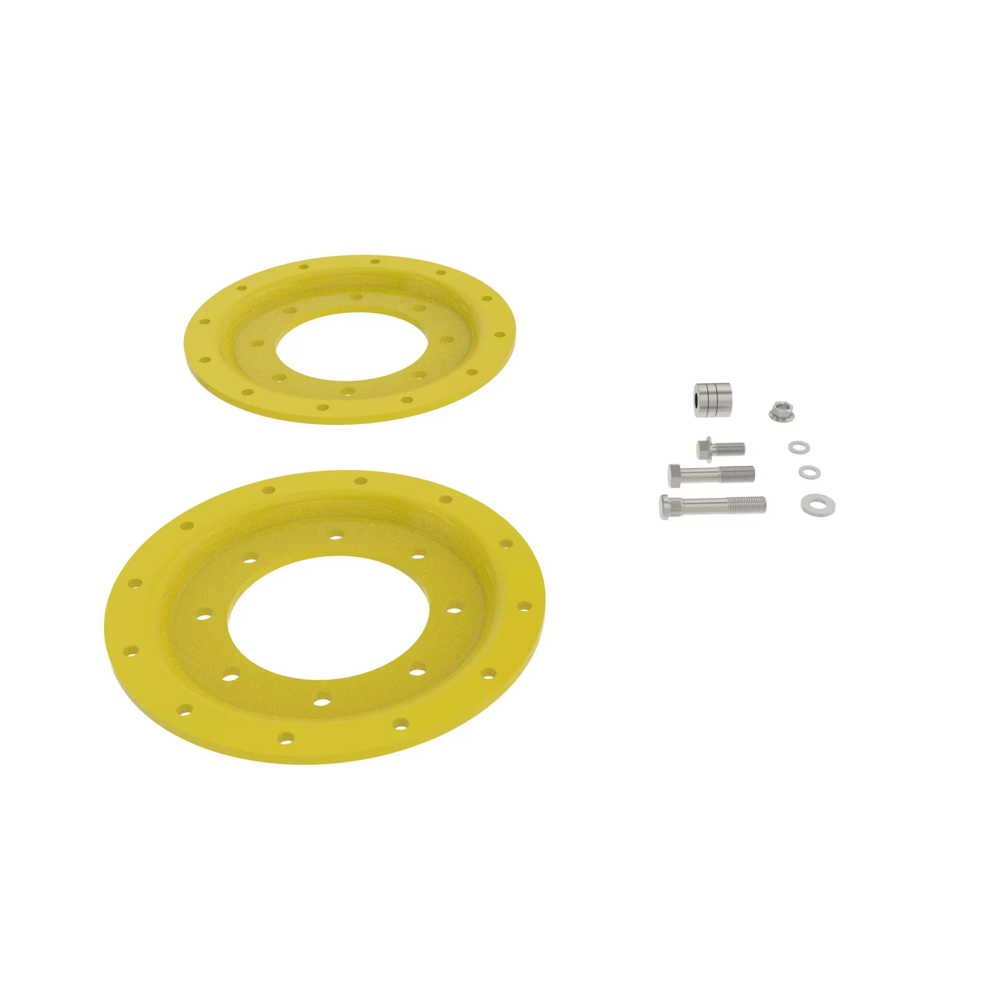 AL155035; Rear wheel reinforcement with 275-mm (10.8-in.) BCD; Sheet Metal, Rear Wheel; A89A, Weights and Ballasting
