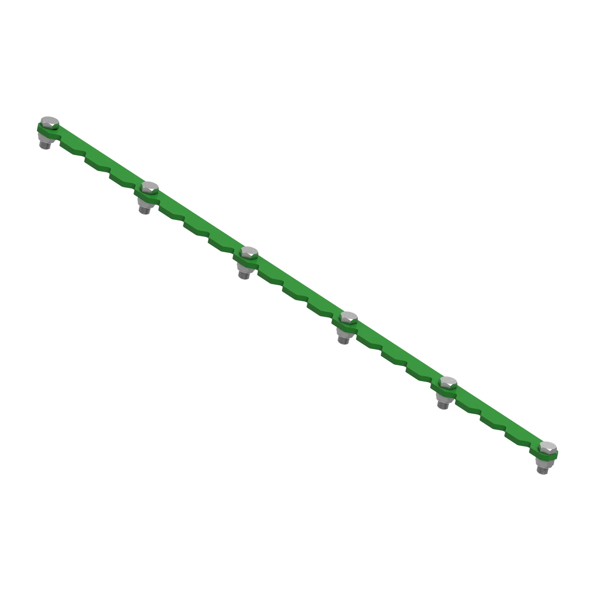 John Deere Rasp Bar and Hardware Attachment for Lower Front Feedroll (LFFR) - BXE10742