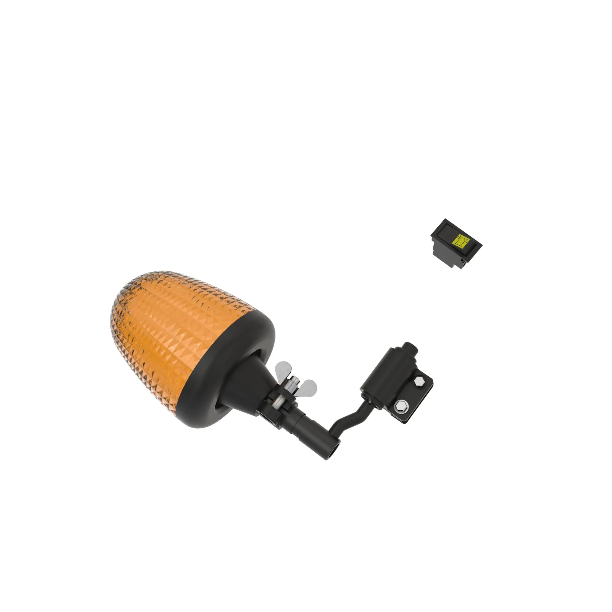 John Deere Rotating Beacon Light Kit - 2025R and 2026R Cab - BLV11024