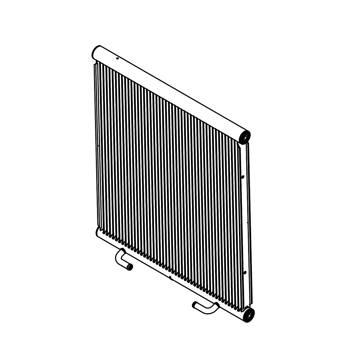 Oil Cooler, Hydraulic, Low Hood