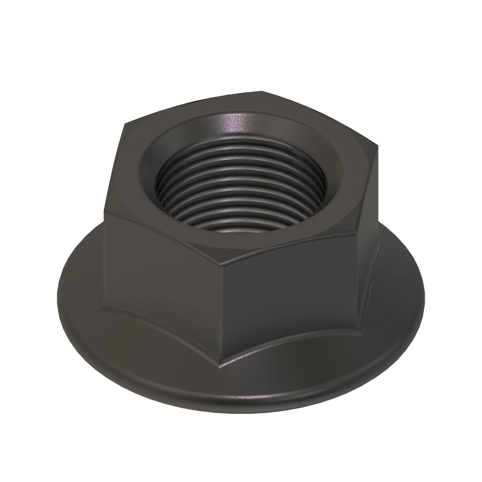 NUT, METRIC, HEX FL, SELF LOCKING