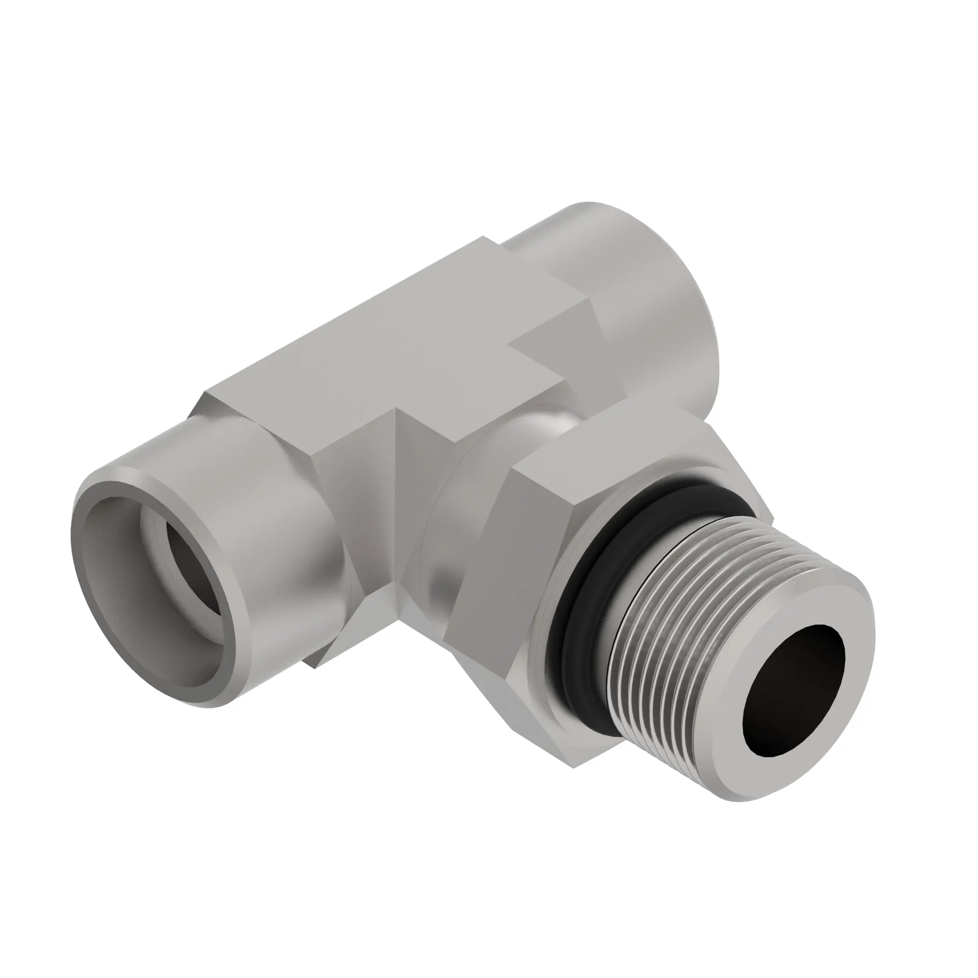 John Deere Adjustable Locknut Run Tee Fitting - AT462088