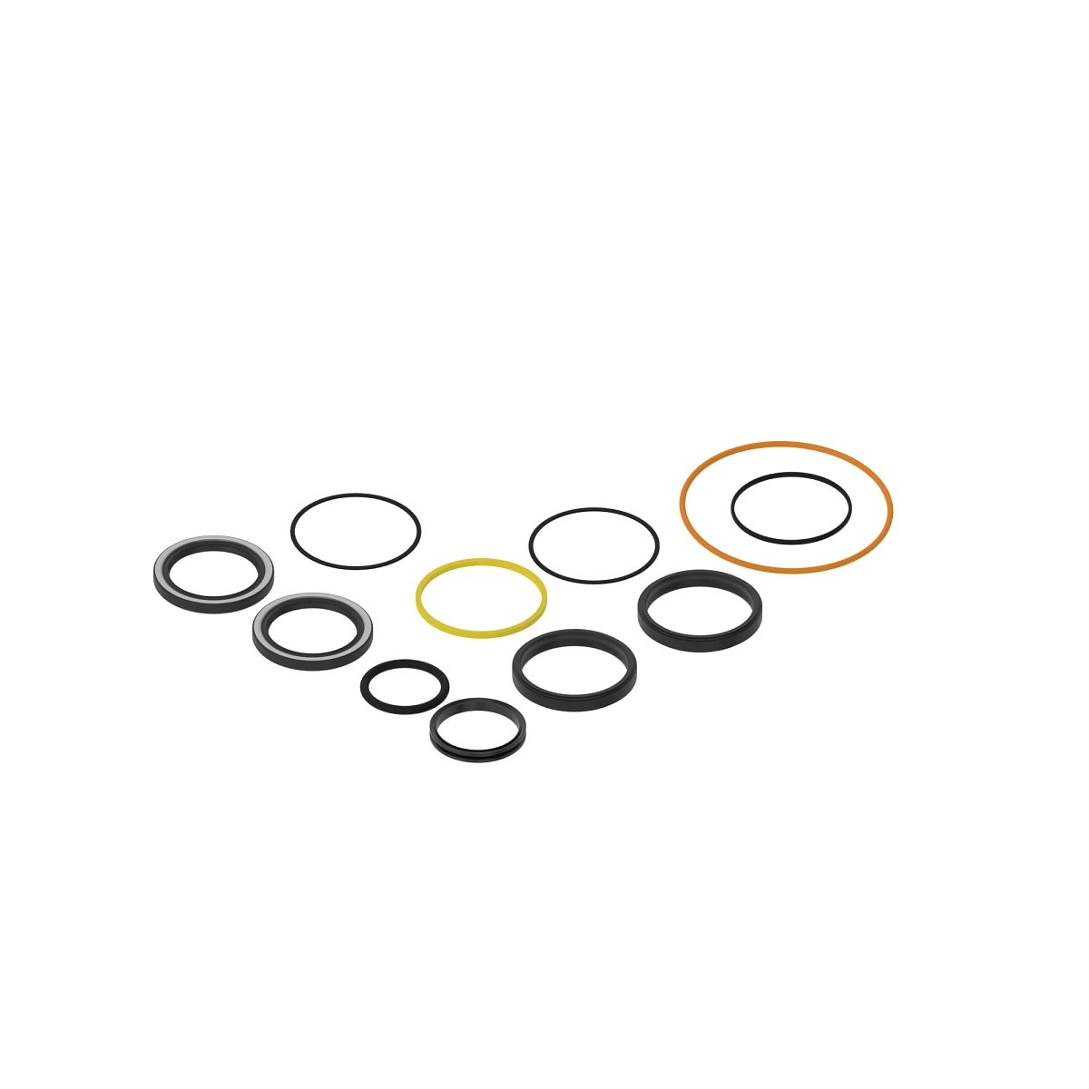 Kit, Seals Brake Back Pr. Disc 7/6