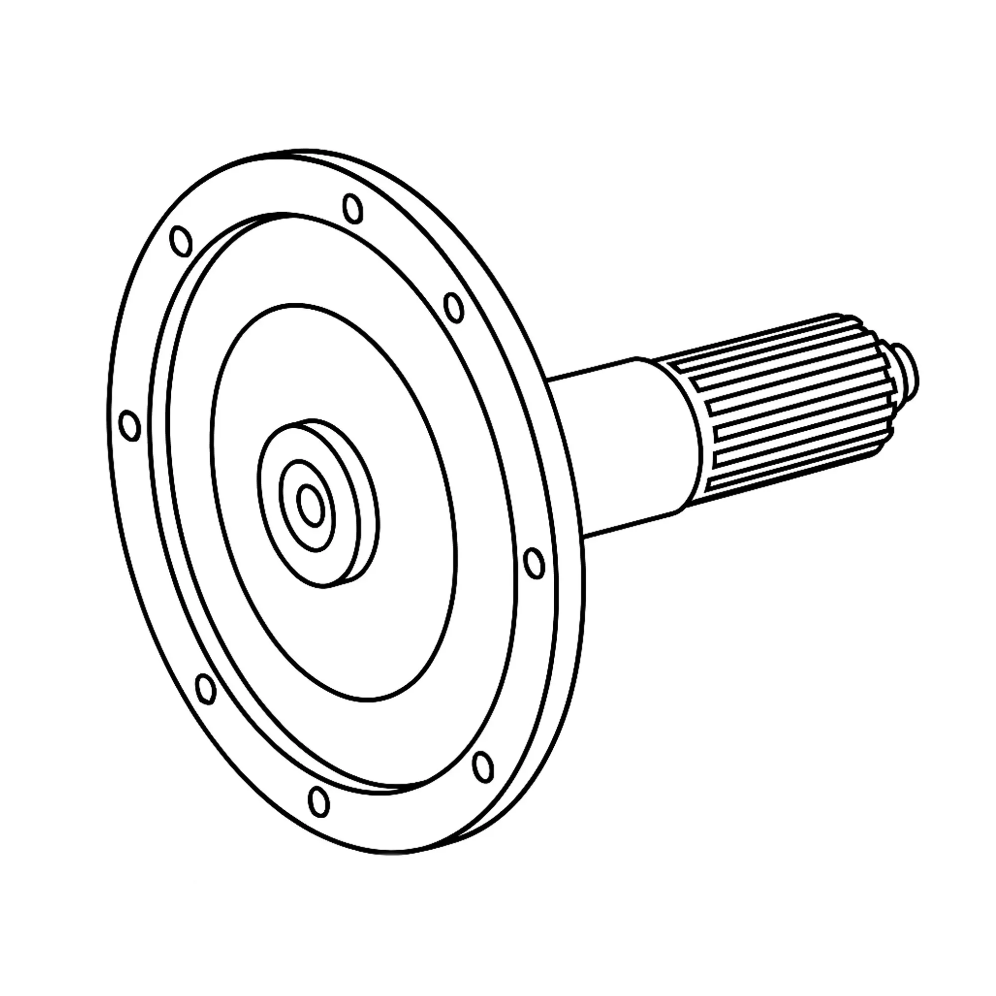 John Deere Direction Reverser Clutch Shaft - R55017