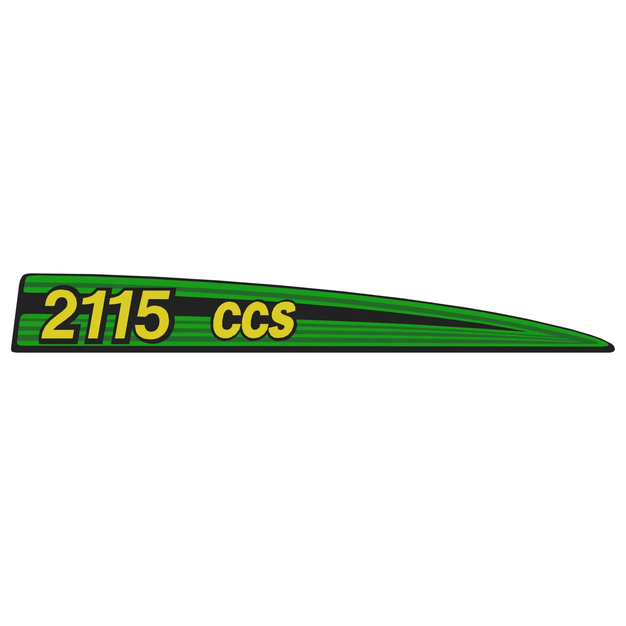 John Deere 2115 CCS Identification Decals Plate - CQ69440