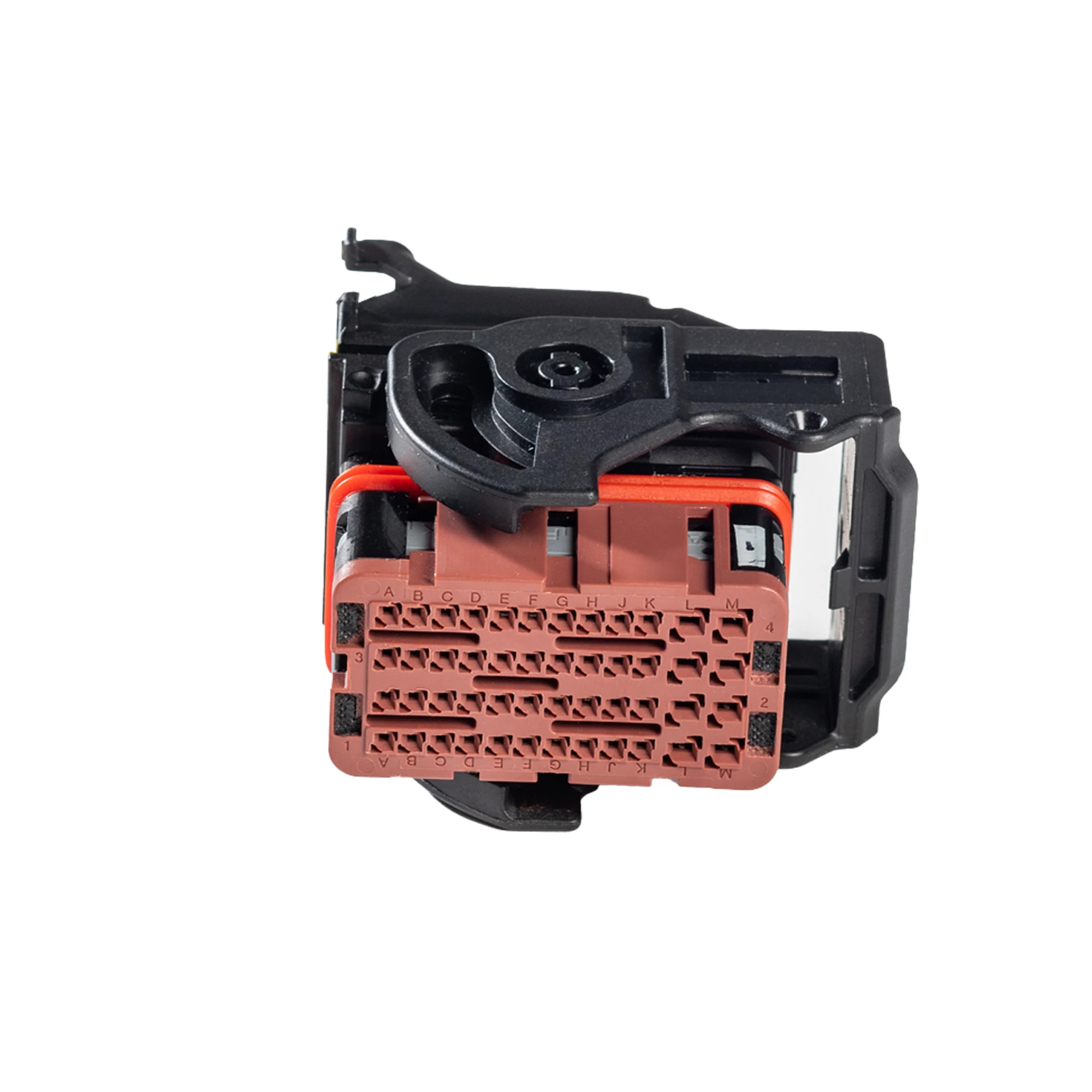 John Deere Brown External Electrical Connector Housing, 48 Cavities - 57M10615