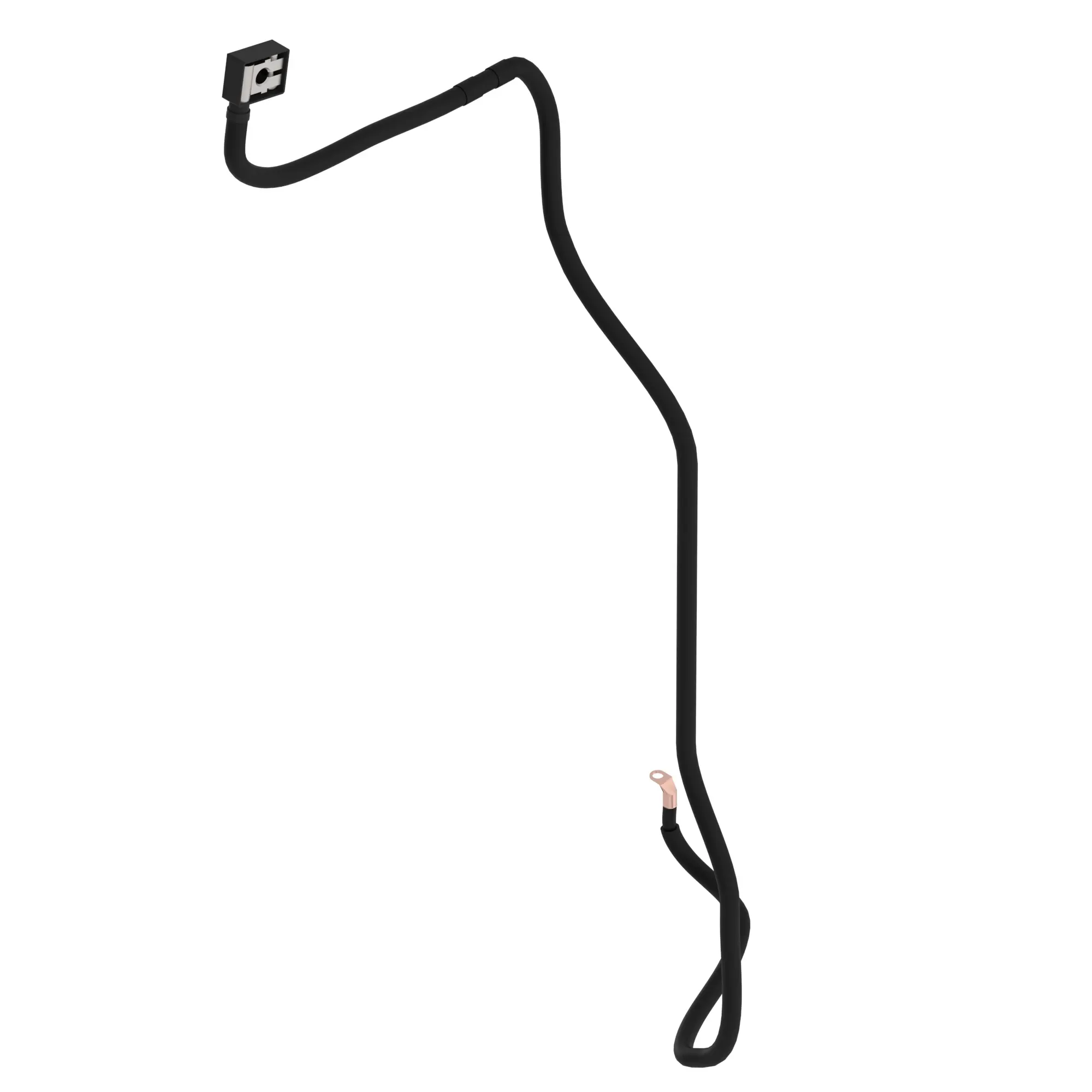 John Deere Negative Battery Cable, Length 2465 mm - AT497923