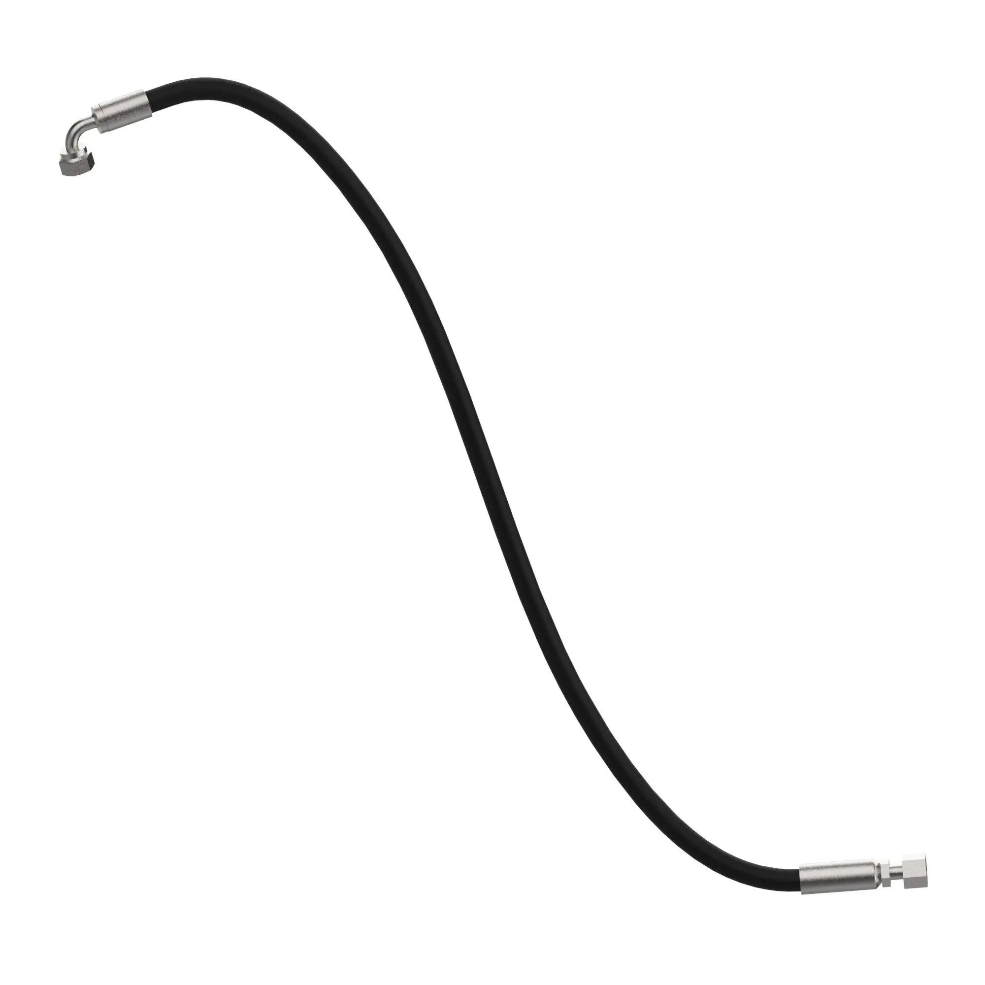 John Deere Front Feed Roller Motor Hydraulic Hose - AXT17918
