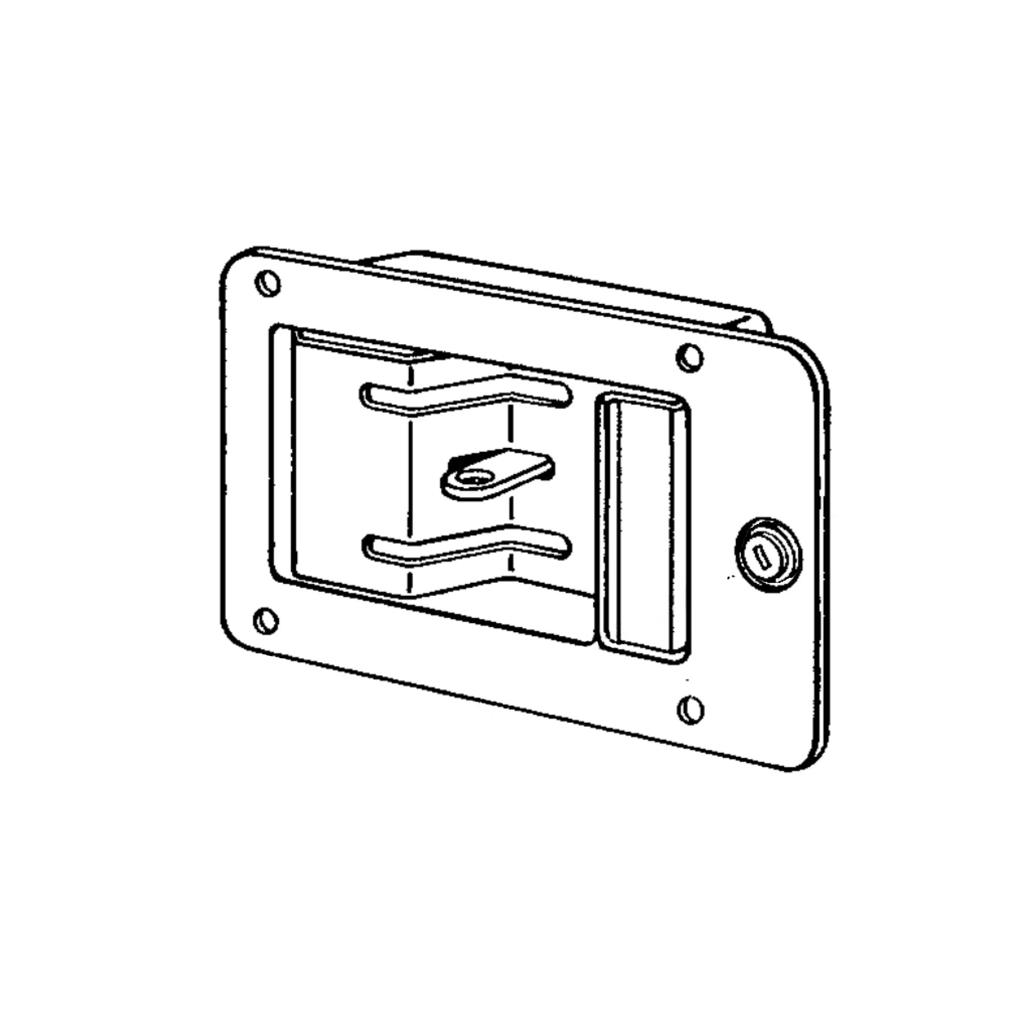 John Deere Cab Door Latch - AT166994