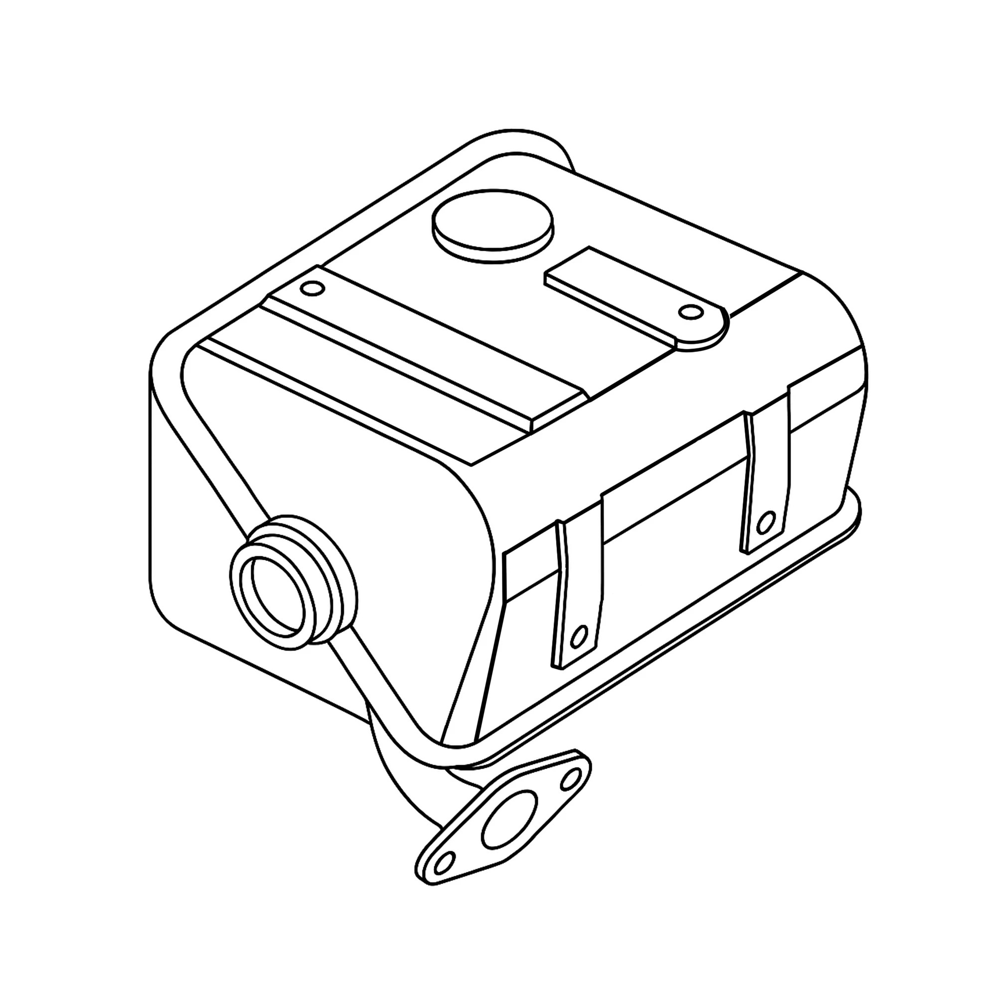 John Deere Silent Muffler - AM132471