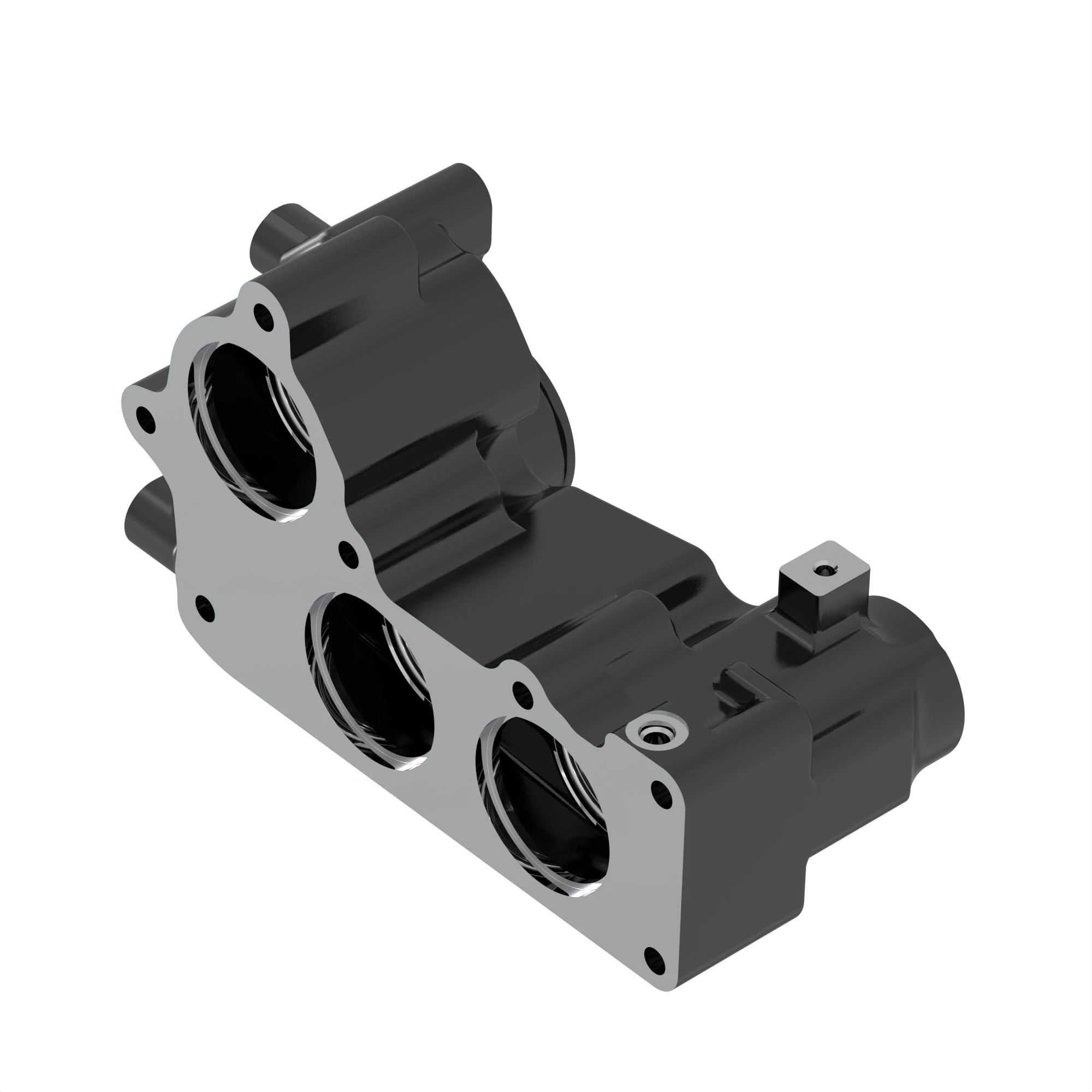 John Deere Thermostat Cover Horizontal Outlet - DZ128533