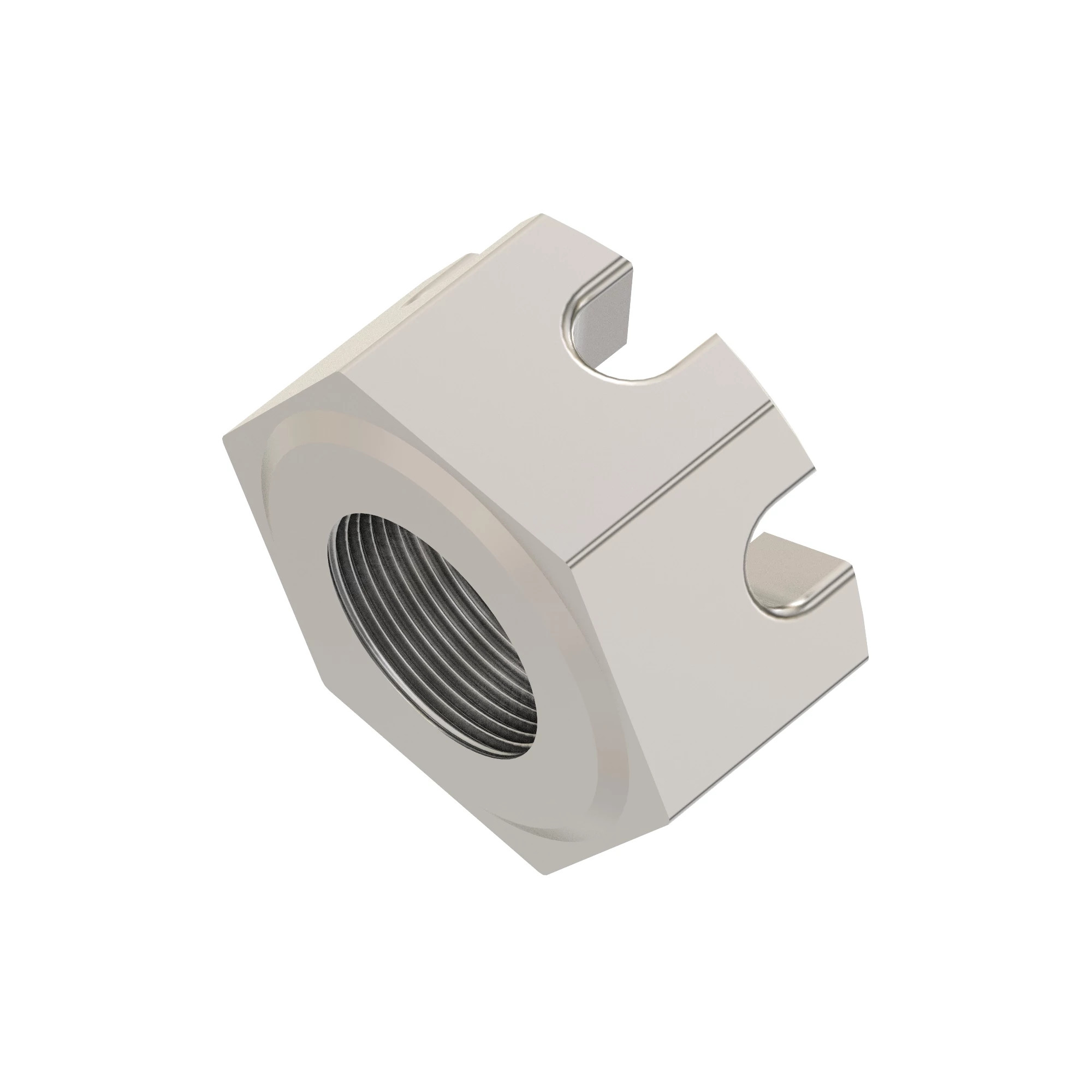 John Deere Hexagonal Slotted Nut, 5/8-18 - LVU18952