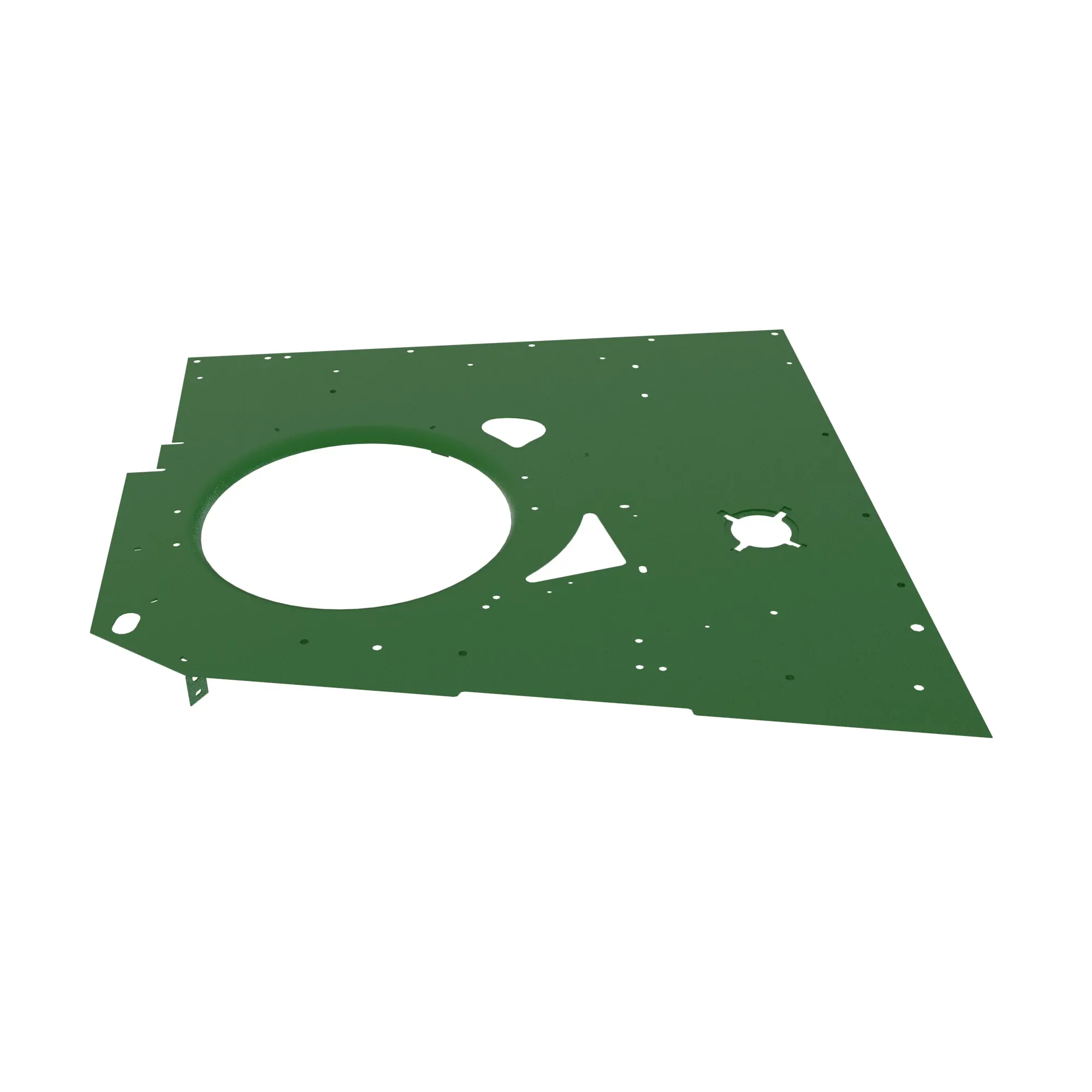 John Deere Cleaning Fan Module Sheet, Left Side - AXE24395