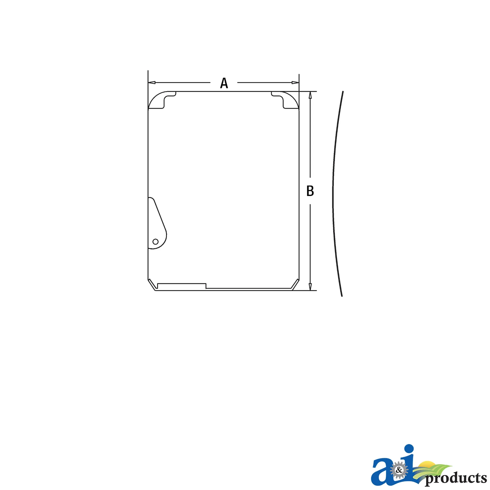 A&I Products Upper Windowpane - SW14477