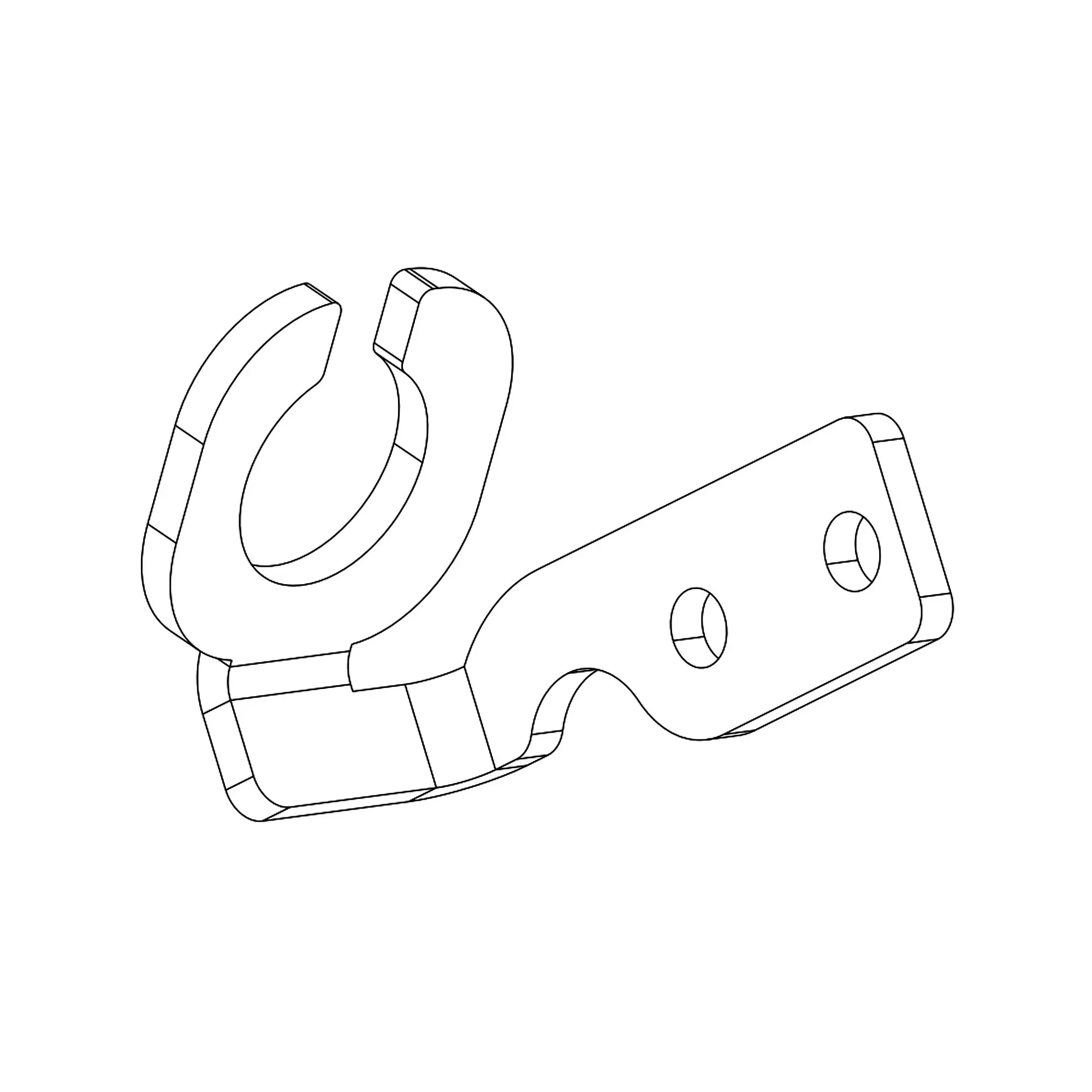 John Deere Valve Stack Fastening Bracket - F664821