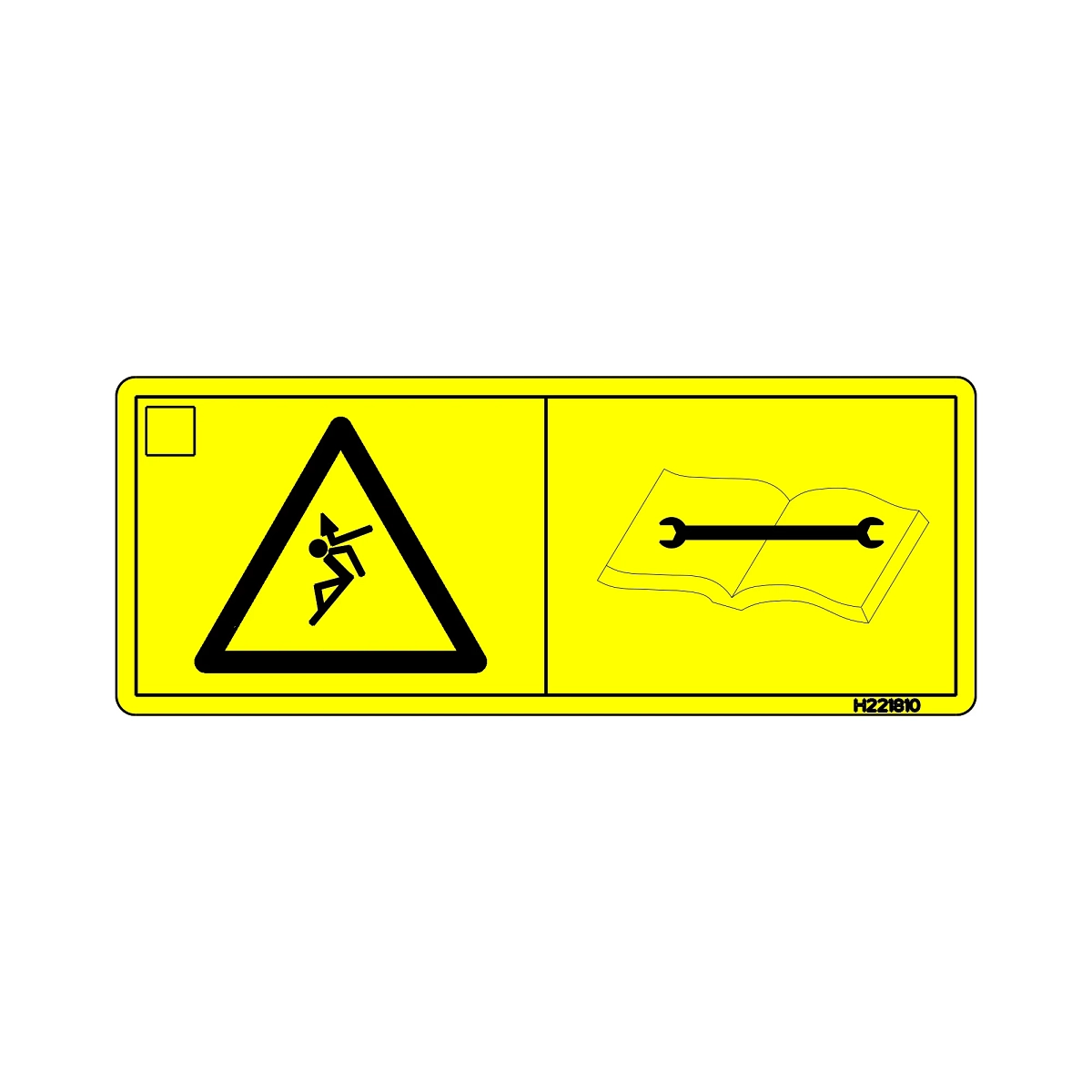 Safety Sign, Label, Airbag Spring