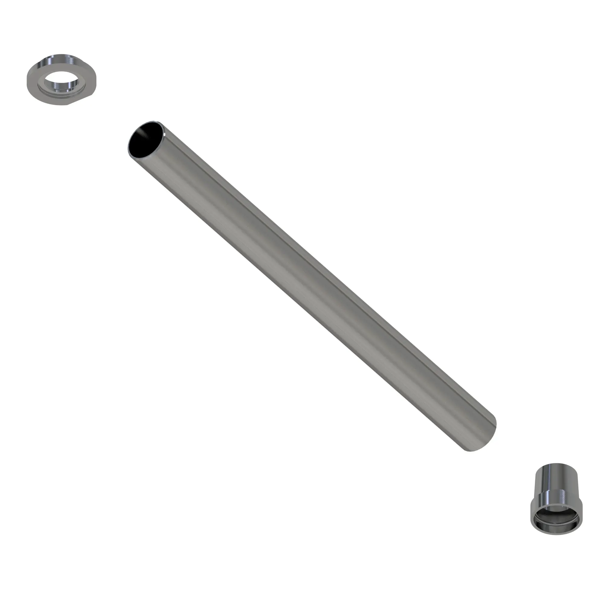 SPRAY LINE, 20"  HOLE SS SHORT
