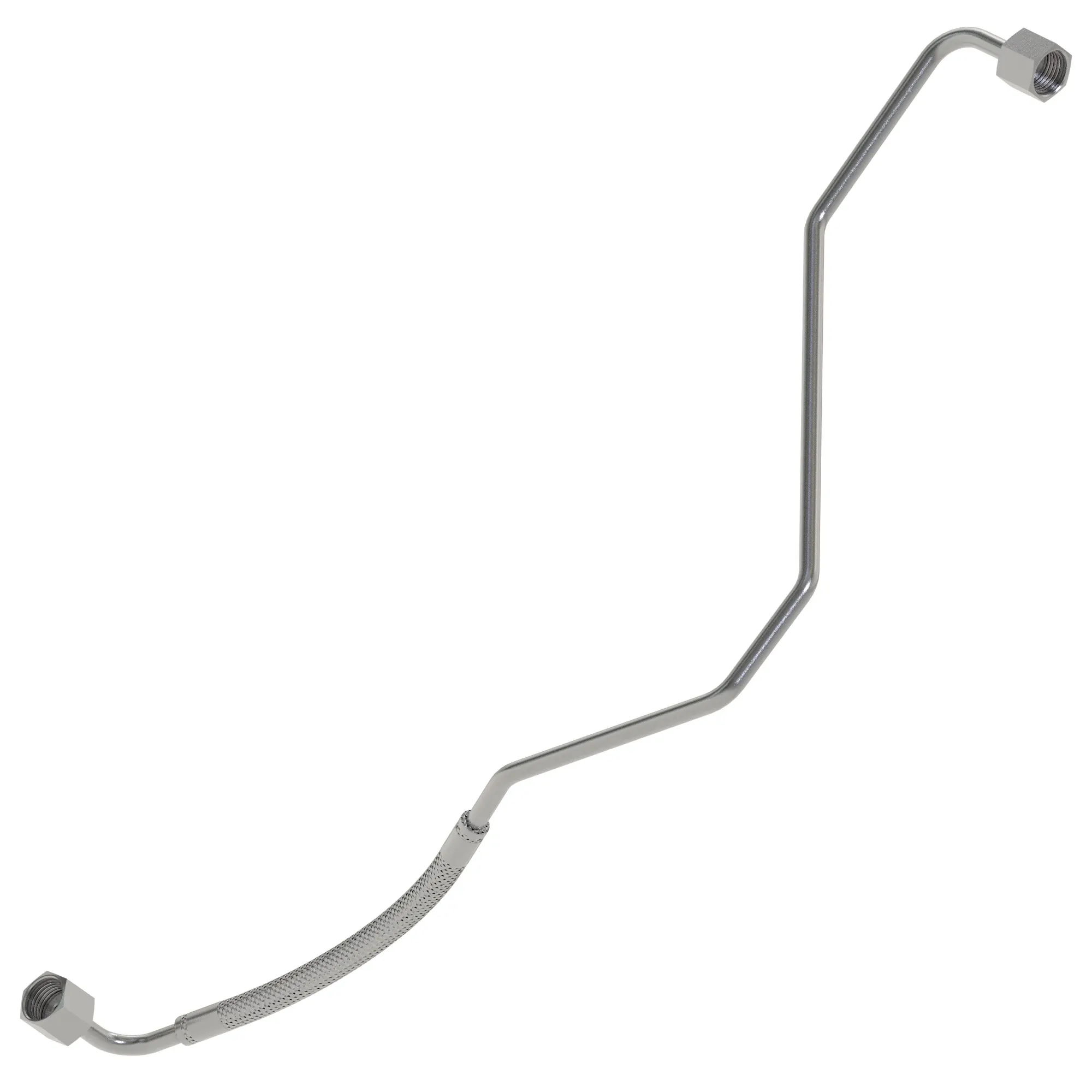 John Deere Exhaust Throttle Coolant Supply Line - DZ104672