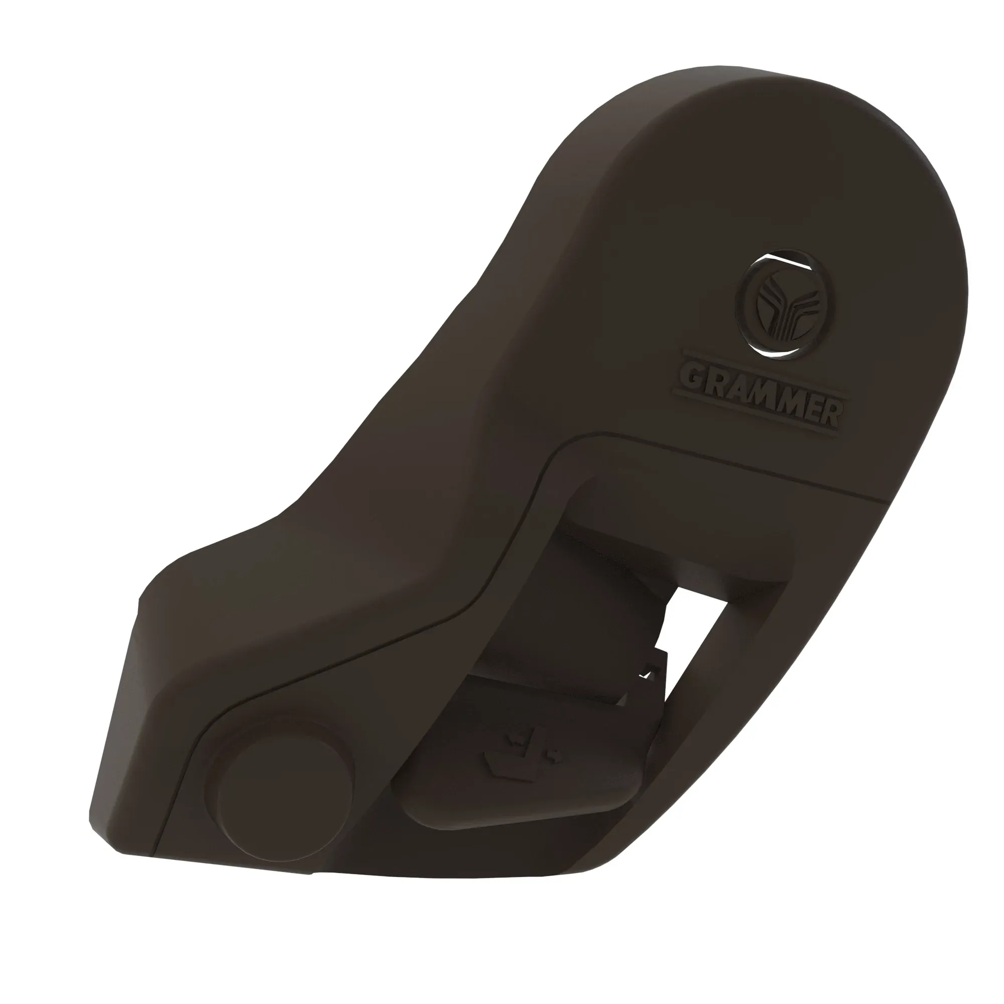 SHIELD,LH, DEEP BROWN (WITH BELT NOTCH)
