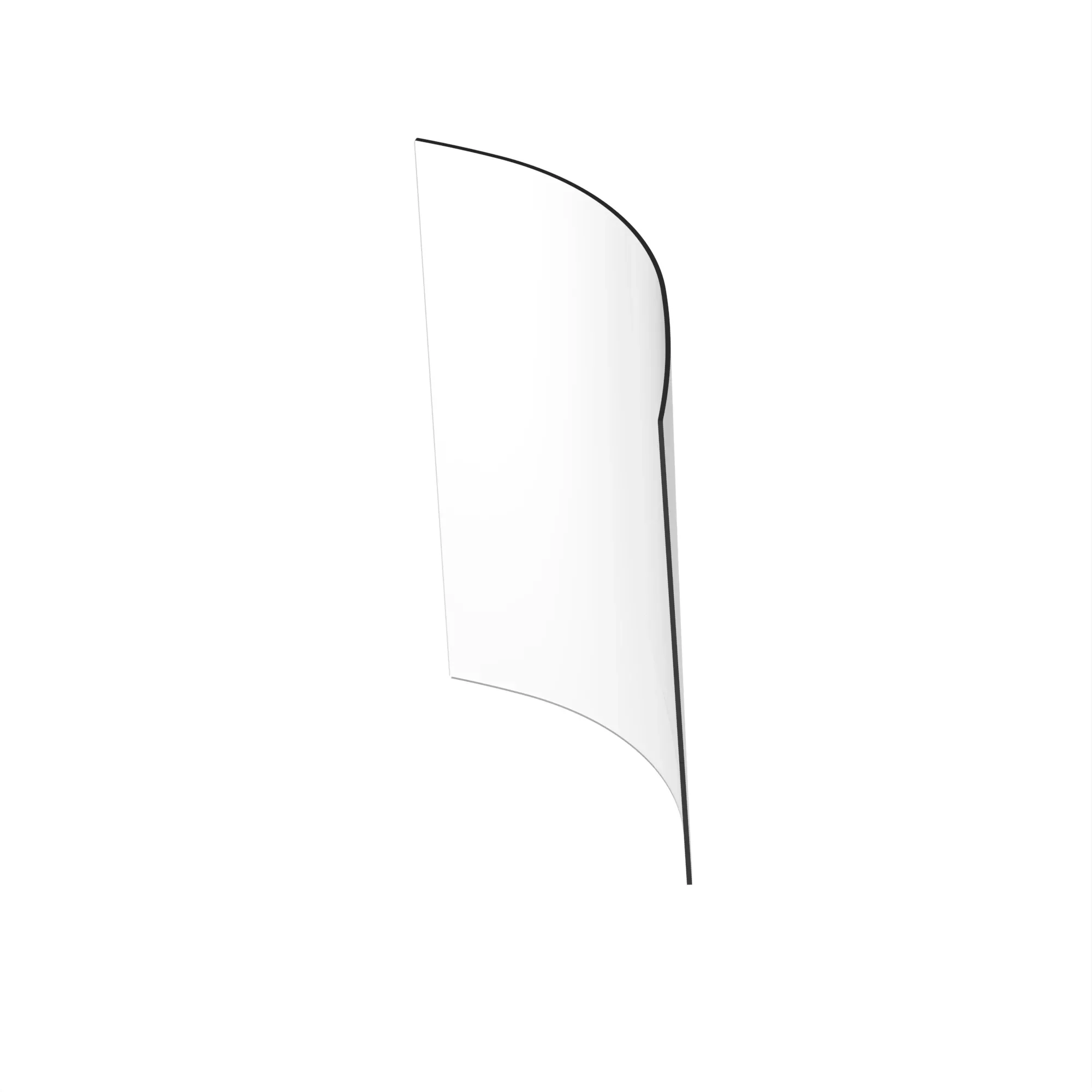 WINDOW, LOWER FRONT, LH