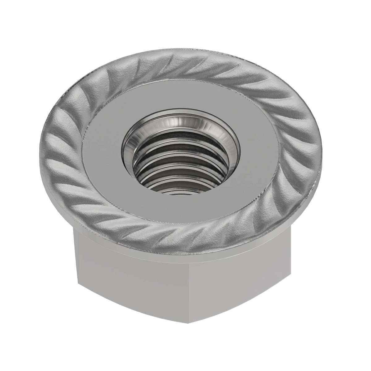 Nut-Flange-3/8